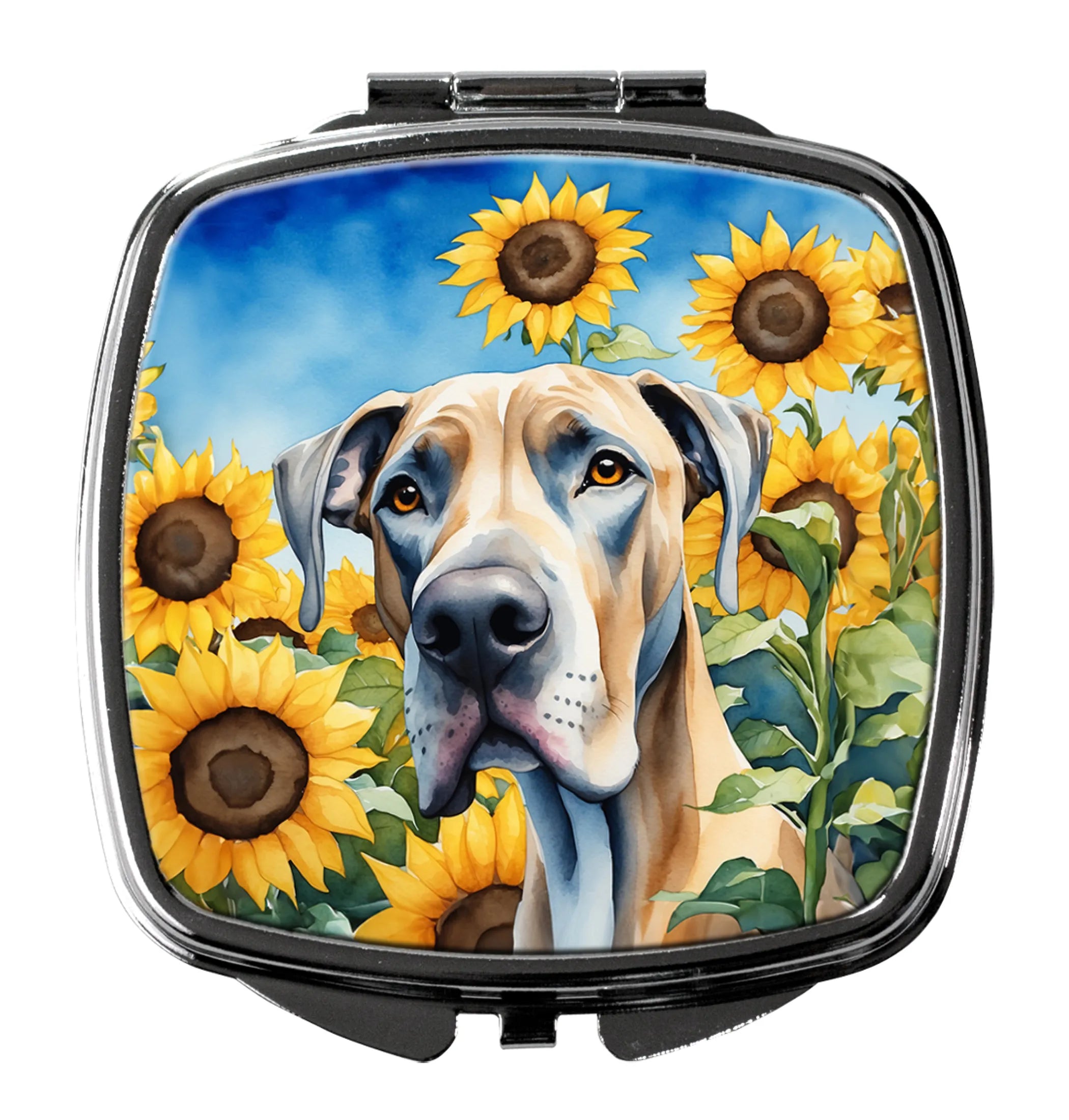 In Sunflowers Compact Mirror - Pack Of: 1 | Collection name: In sunflowers