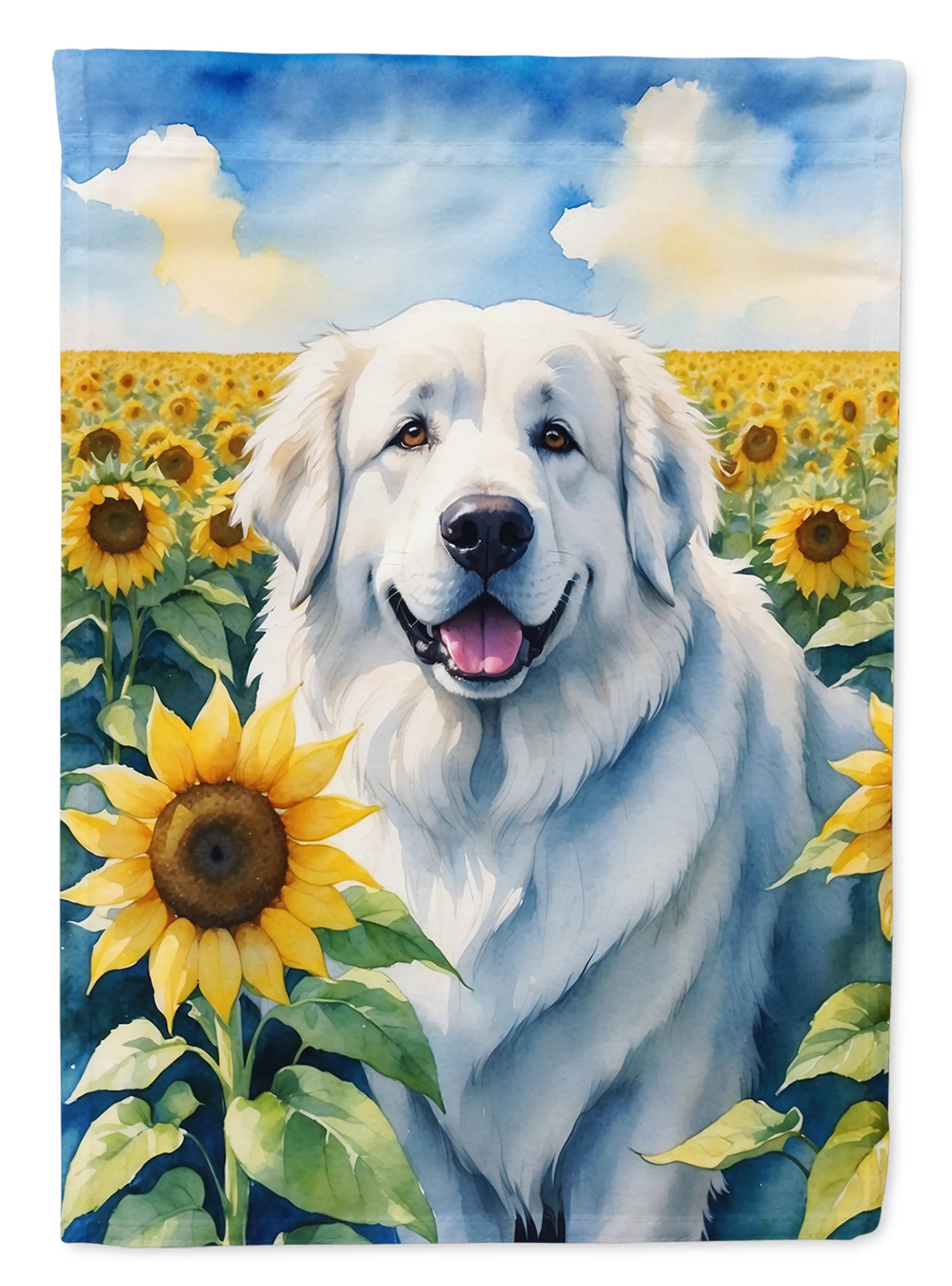 In Sunflowers Decorative Flag - Size: GARDEN SIZE | Pack Of: 1 | Collection name: In sunflowers