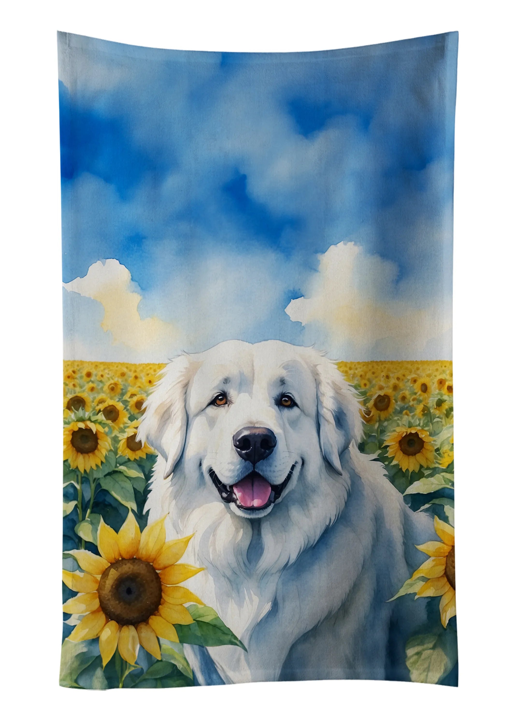In Sunflowers Kitchen Towel - Size: 25HX15W | Pack Of: 1 | Collection name: In sunflowers
