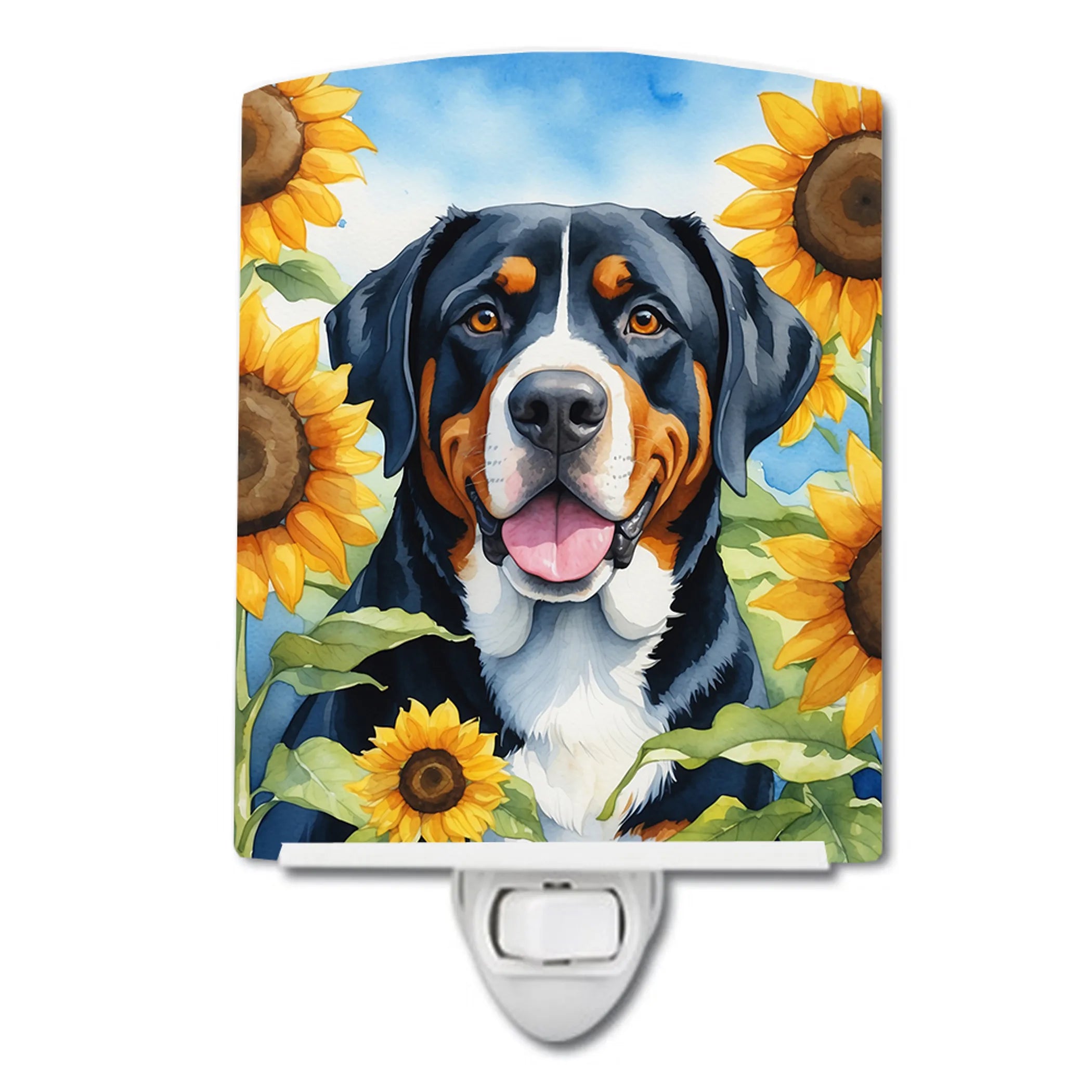 In Sunflowers Ceramic Night Light - Pack Of: 1 | Collection name: In sunflowers