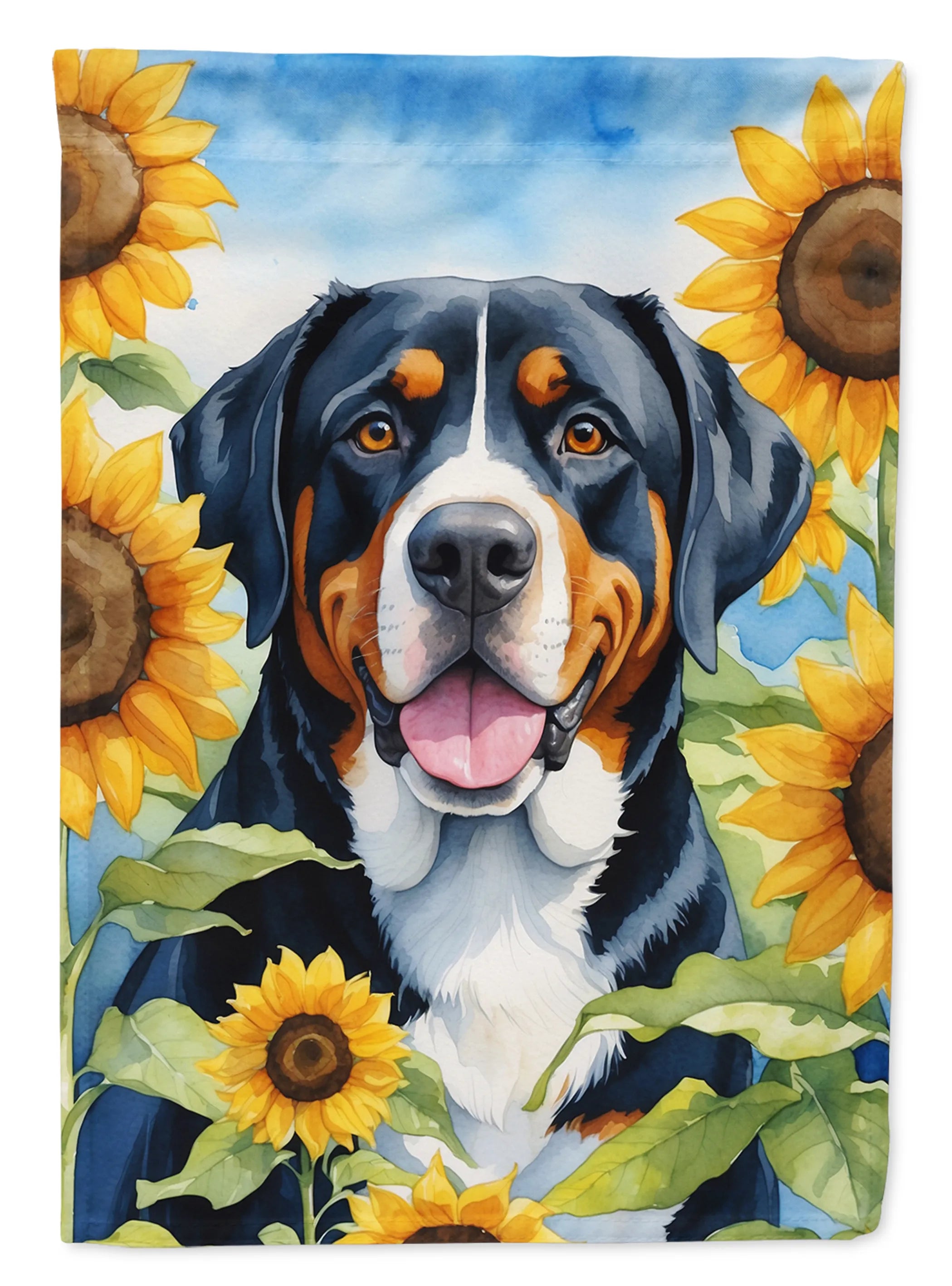 In Sunflowers Decorative Flag - Size: GARDEN SIZE | Pack Of: 1 | Collection name: In sunflowers