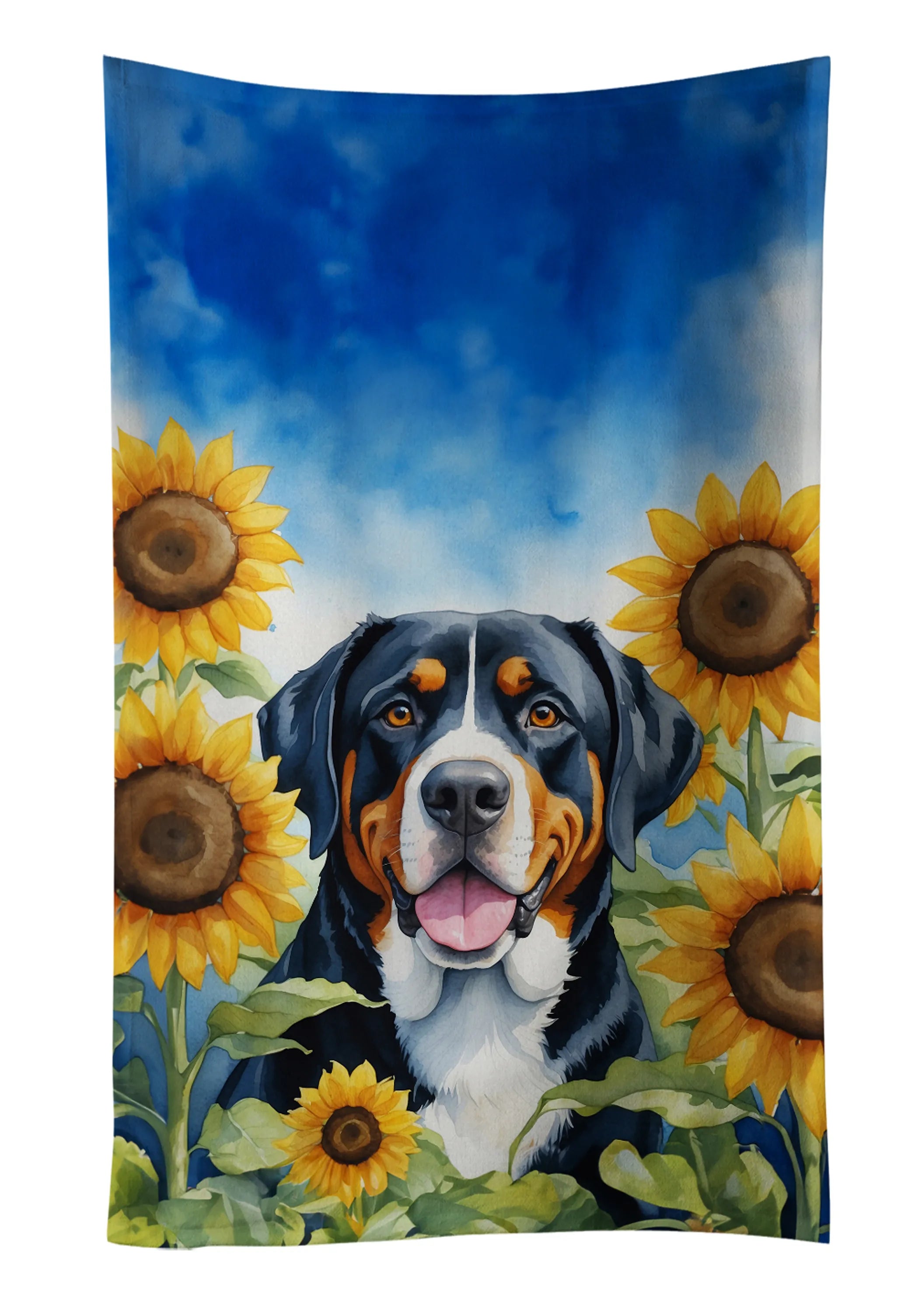 In Sunflowers Kitchen Towel - Size: 25HX15W | Pack Of: 1 | Collection name: In sunflowers