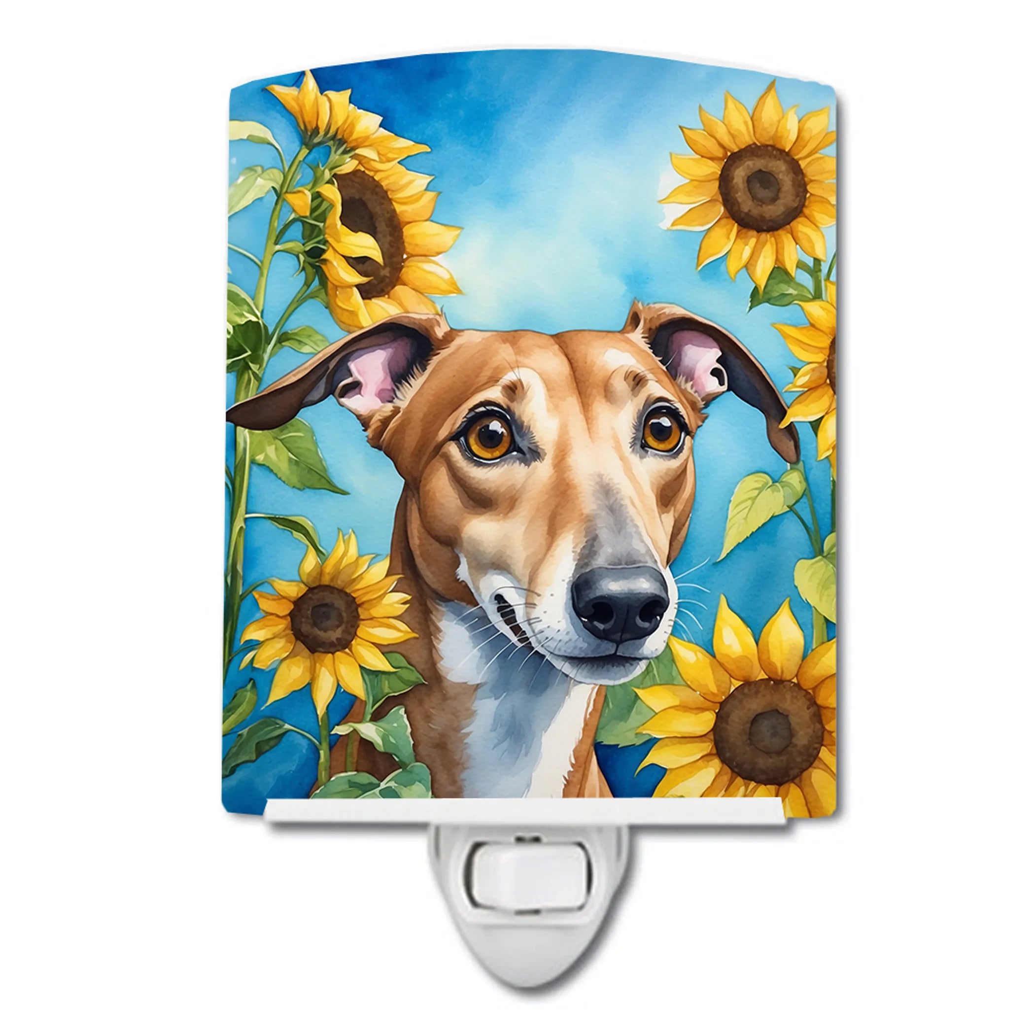 In Sunflowers Ceramic Night Light - Pack Of: 1 | Collection name: In sunflowers