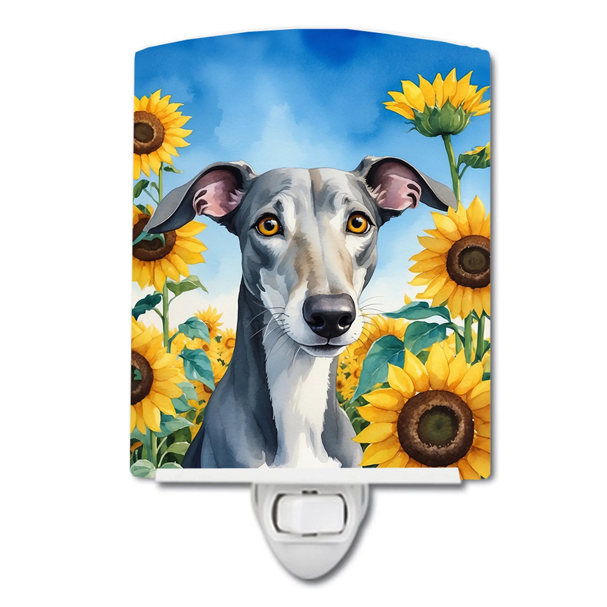 In Sunflowers Ceramic Night Light - Pack Of: 1 | Collection name: In sunflowers