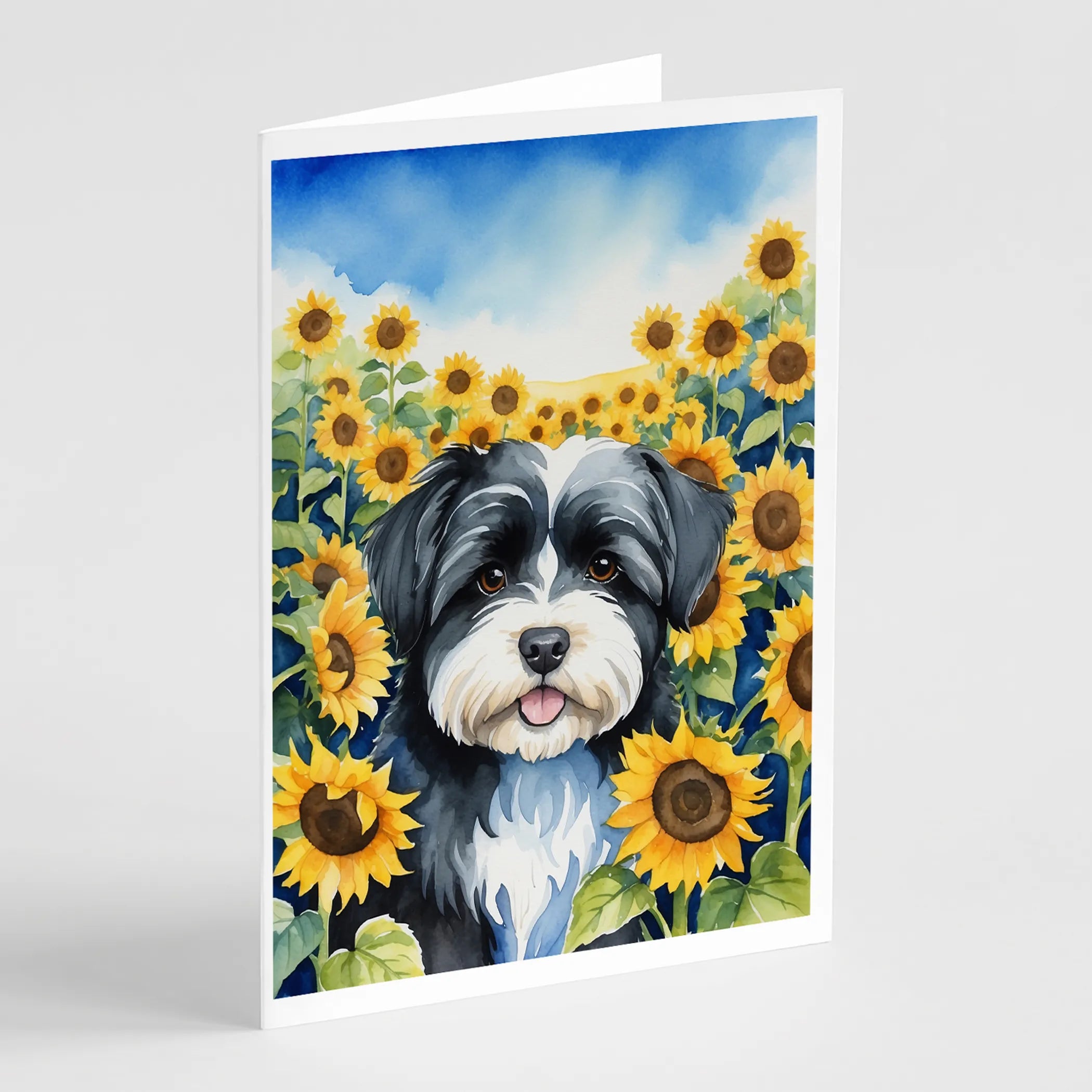 In Sunflowers Greeting Cards  - Size: 5X7 | Pack Of: 1 | Collection name: In sunflowers