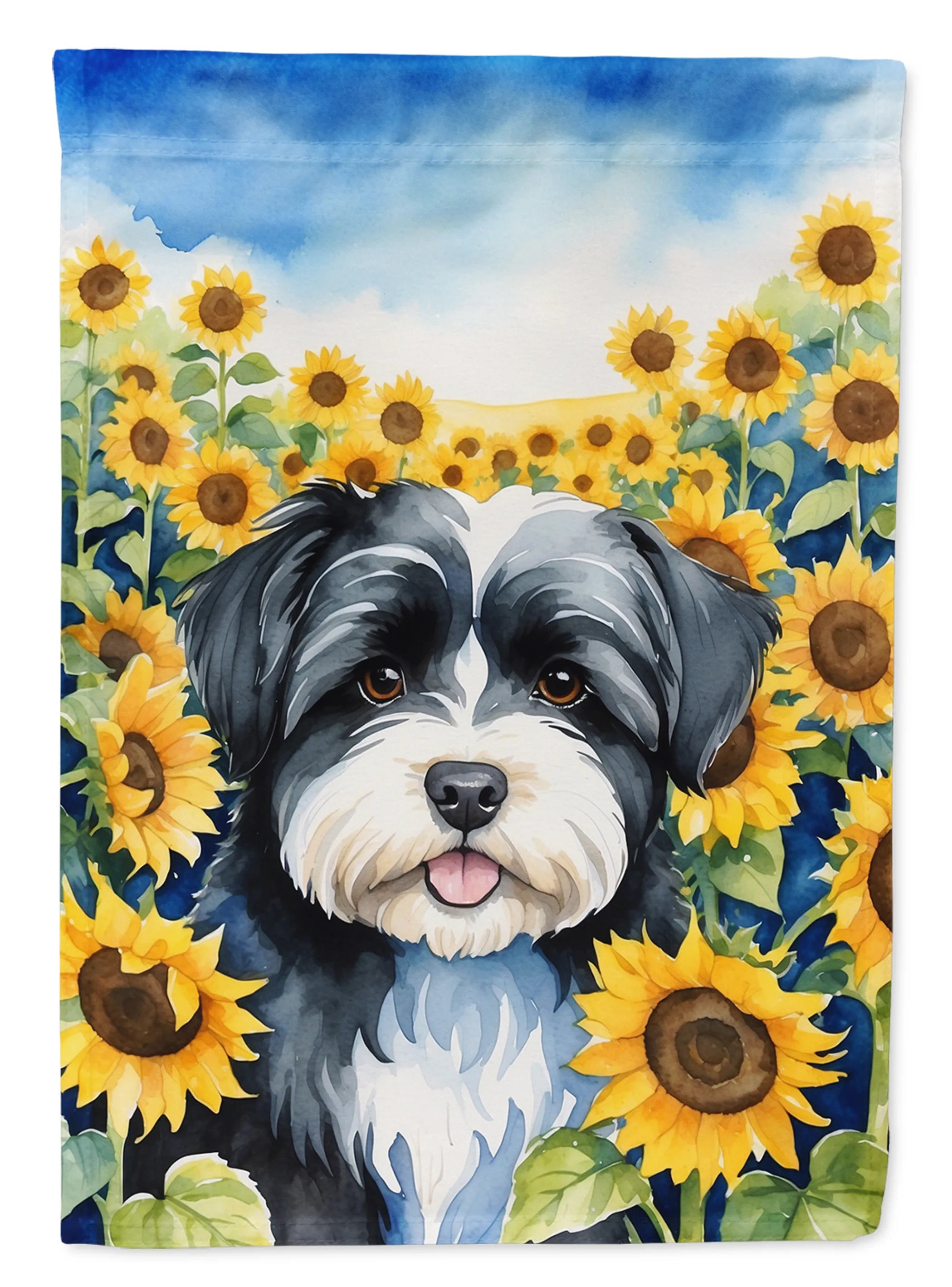In Sunflowers Decorative Flag - Size: GARDEN SIZE | Pack Of: 1 | Collection name: In sunflowers
