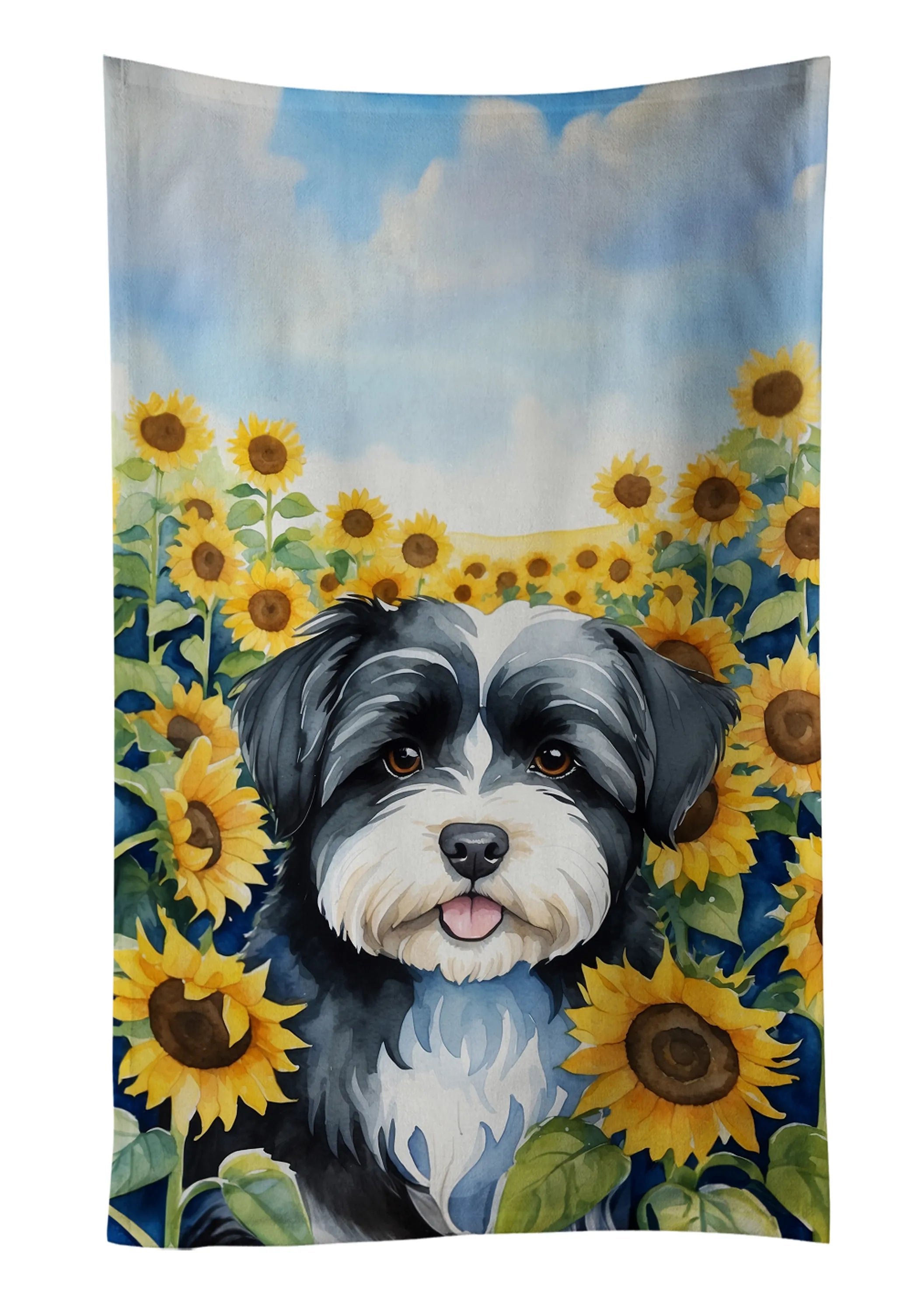 In Sunflowers Kitchen Towel - Size: 25HX15W | Pack Of: 1 | Collection name: In sunflowers