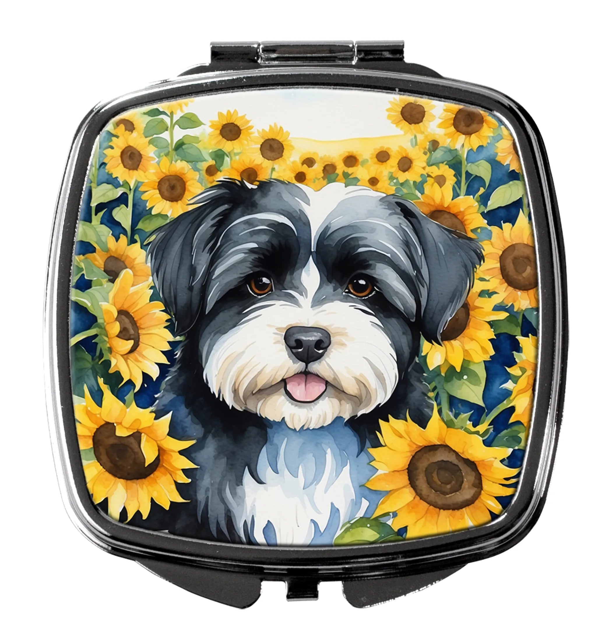 In Sunflowers Compact Mirror - Pack Of: 1 | Collection name: In sunflowers