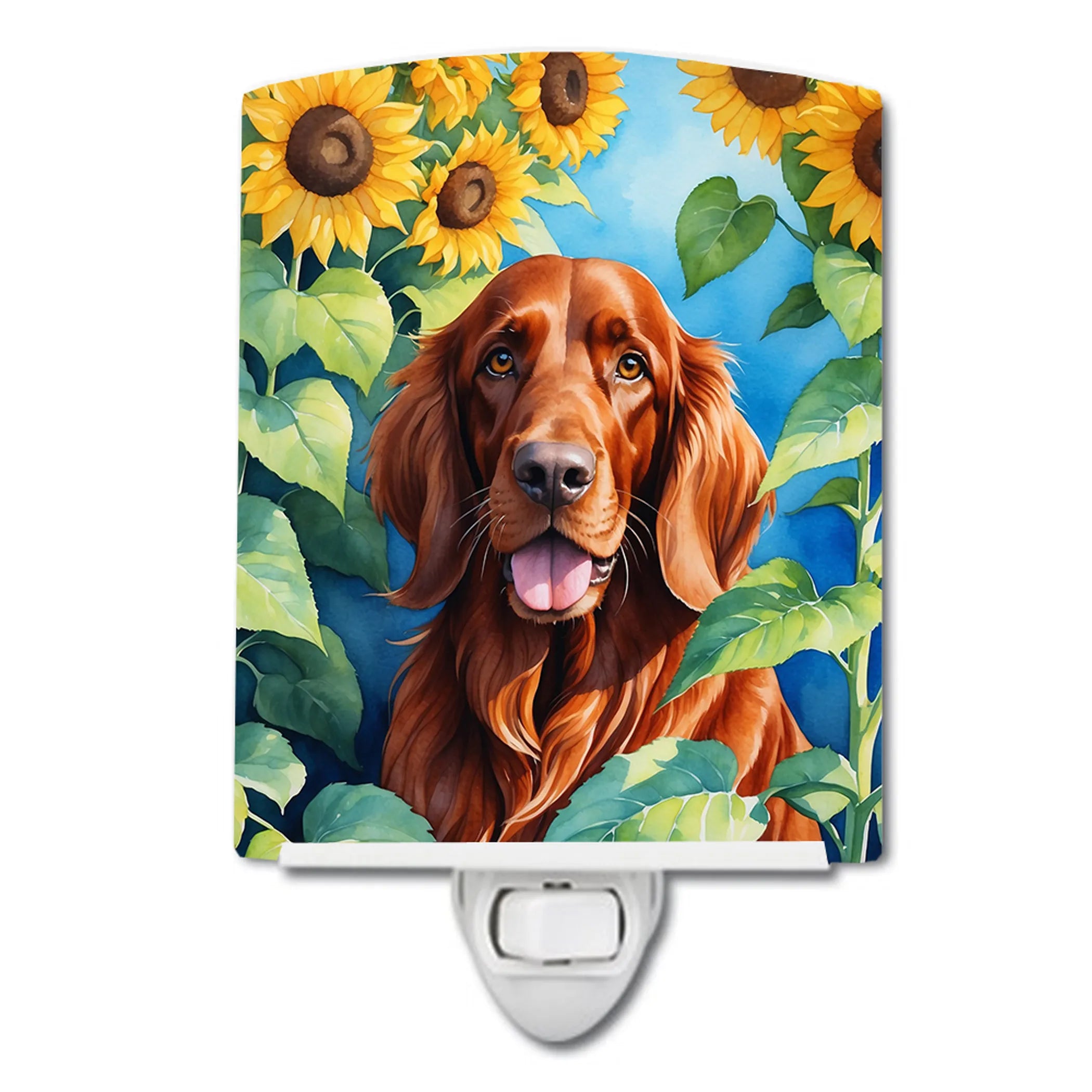 In Sunflowers Ceramic Night Light - Pack Of: 1 | Collection name: In sunflowers