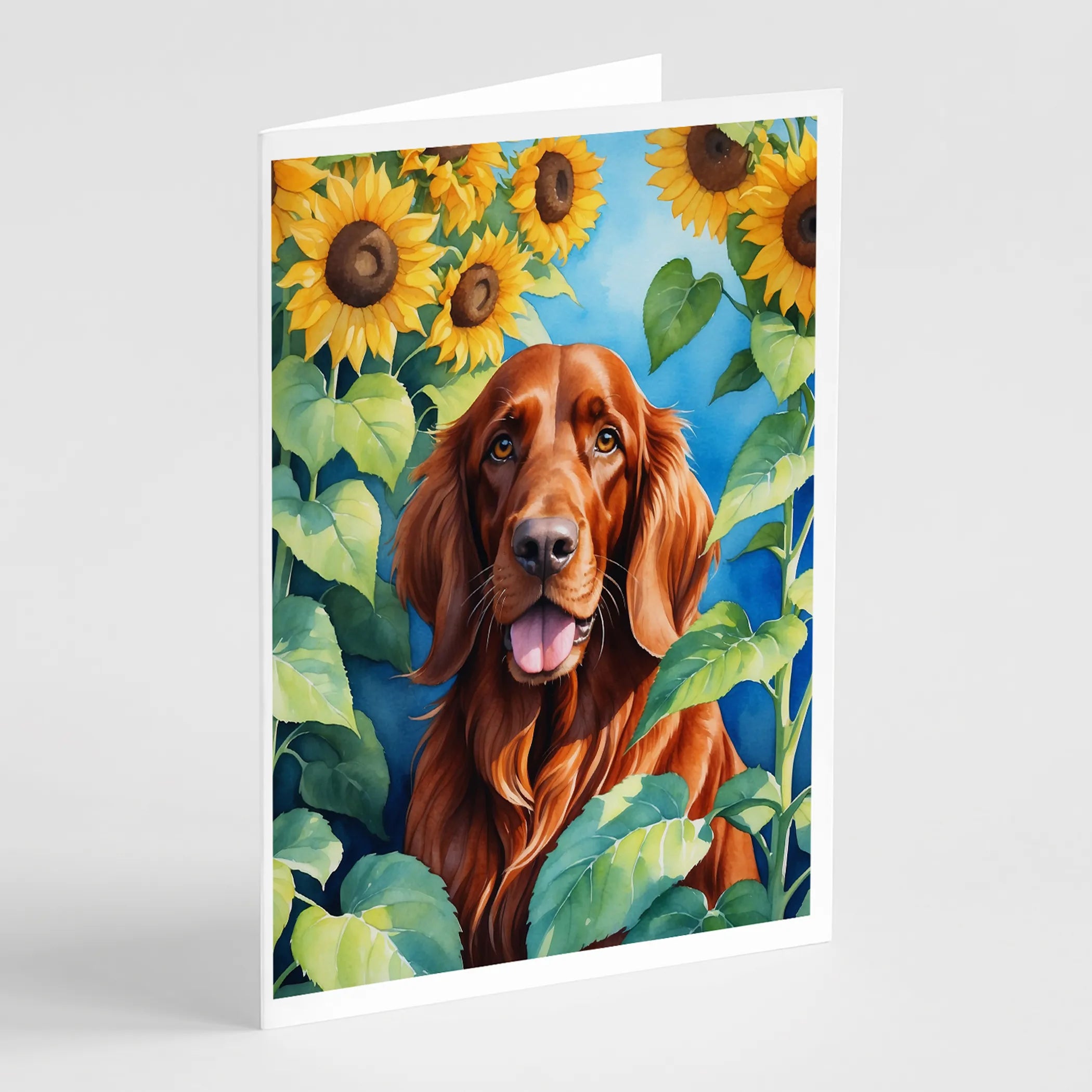 In Sunflowers Greeting Cards  - Size: 5X7 | Pack Of: 1 | Collection name: In sunflowers