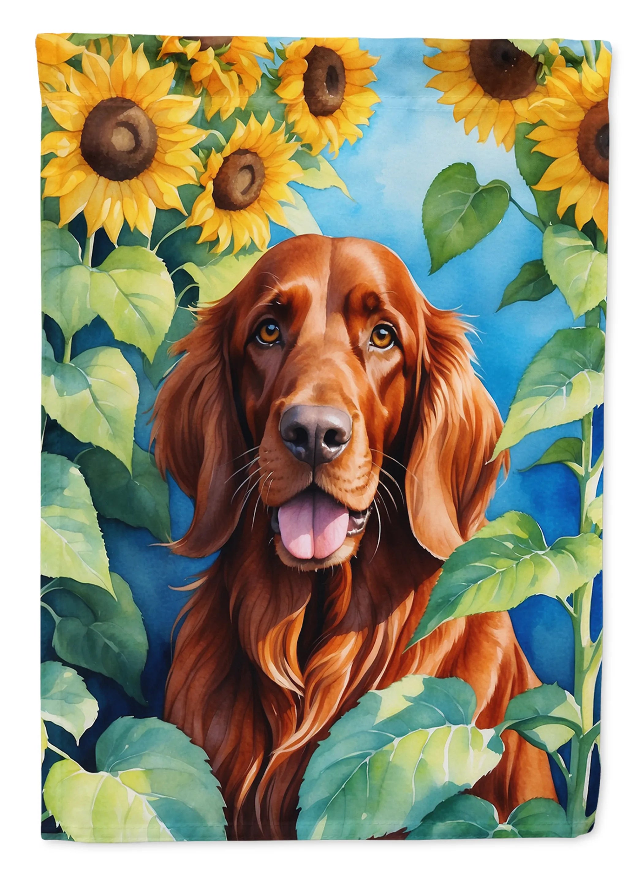 In Sunflowers Decorative Flag - Size: GARDEN SIZE | Pack Of: 1 | Collection name: In sunflowers