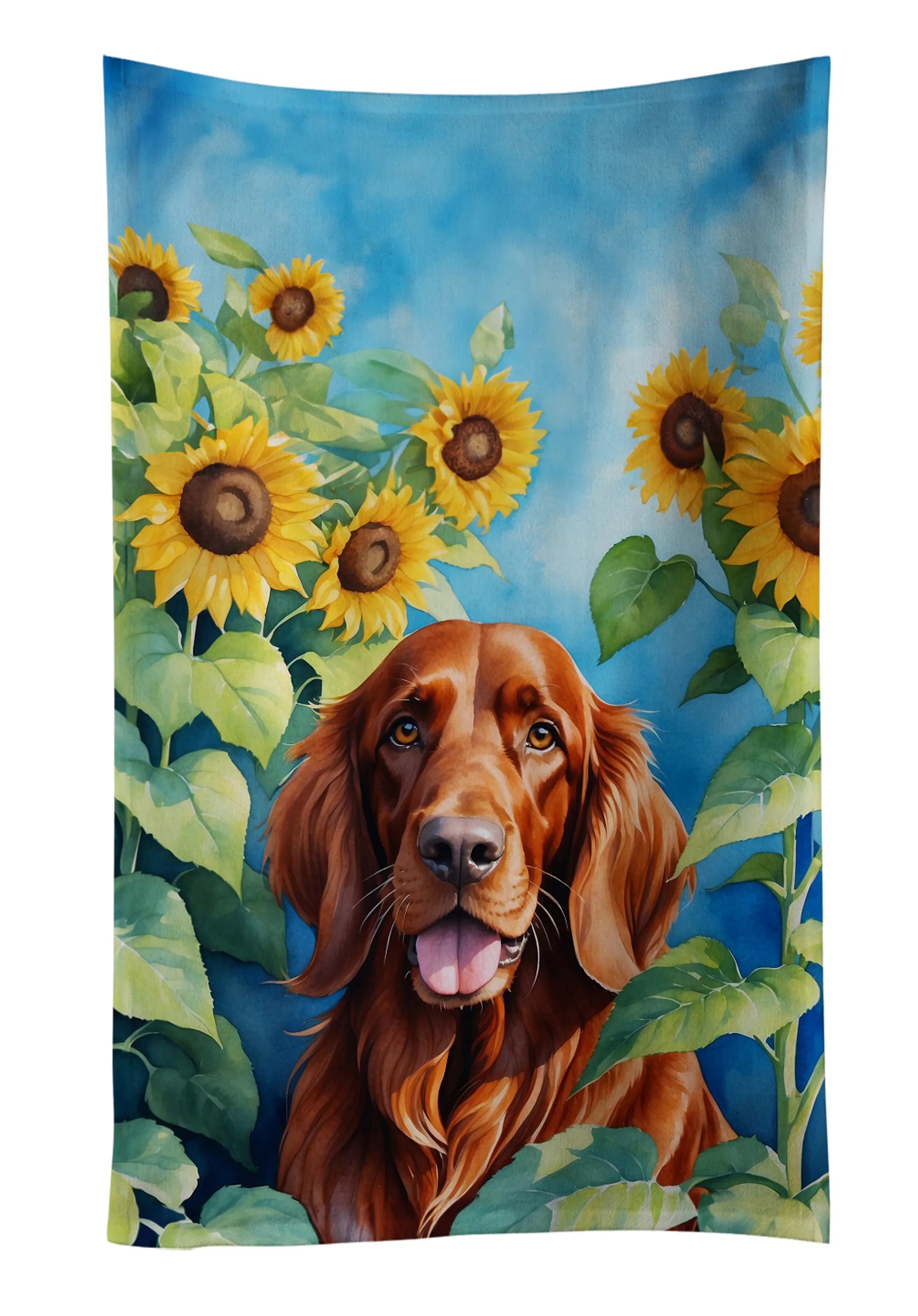 In Sunflowers Kitchen Towel - Size: 25HX15W | Pack Of: 1 | Collection name: In sunflowers