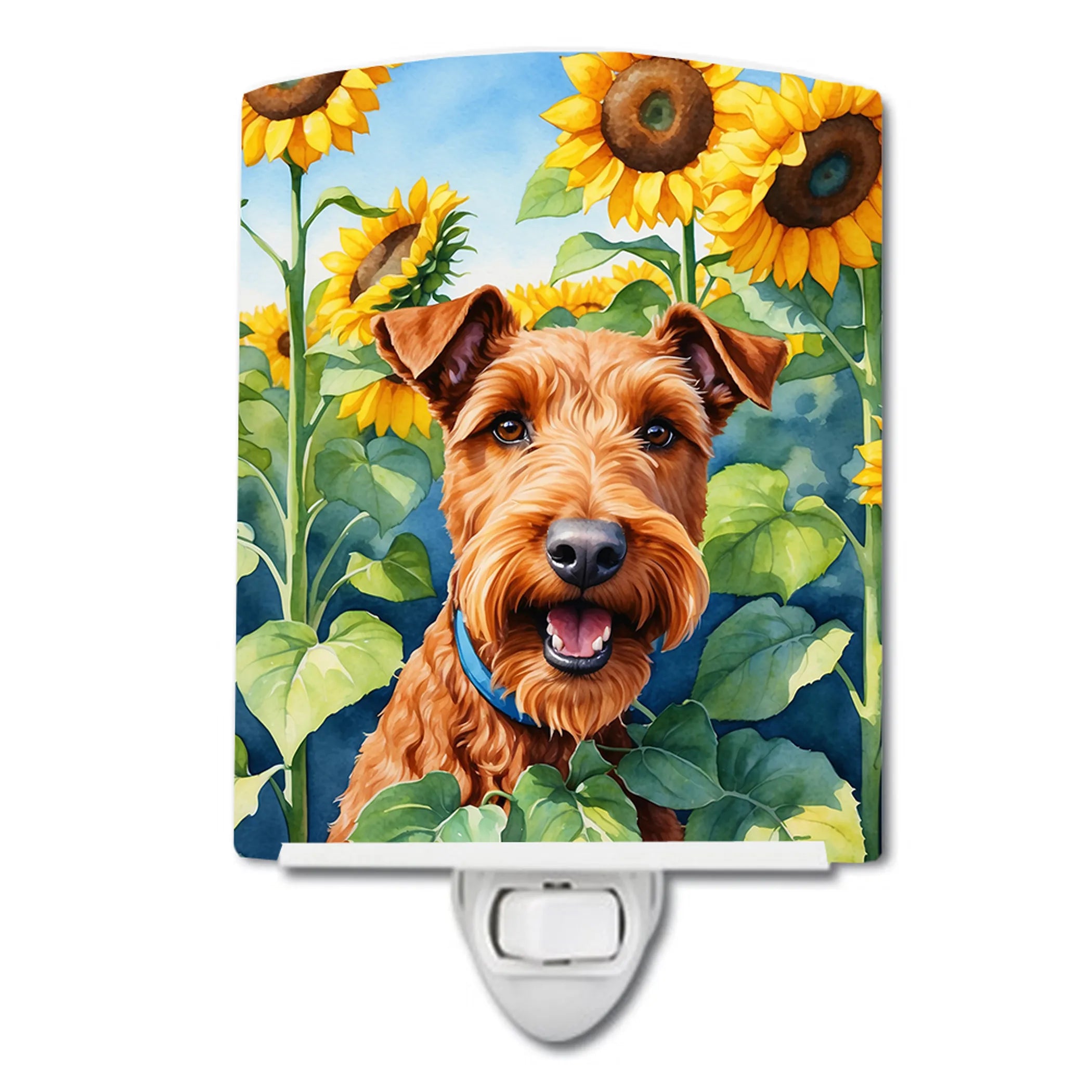 In Sunflowers Ceramic Night Light - Pack Of: 1 | Collection name: In sunflowers