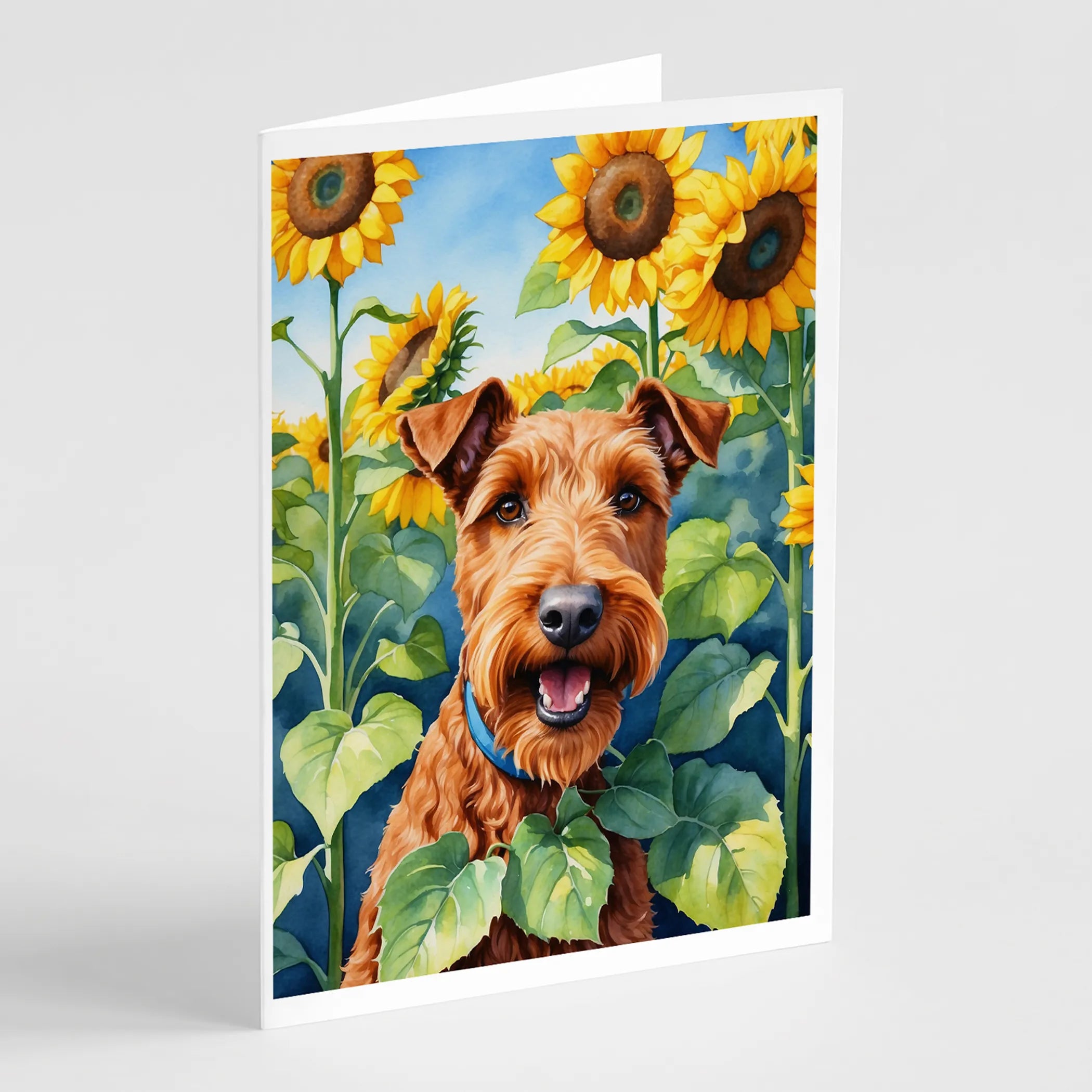In Sunflowers Greeting Cards  - Size: 5X7 | Pack Of: 1 | Collection name: In sunflowers