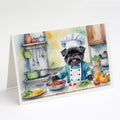 The Dog Chef Greeting Cards  - Size: 5X7 | Pack Of: 8 | Collection name: The dog chef