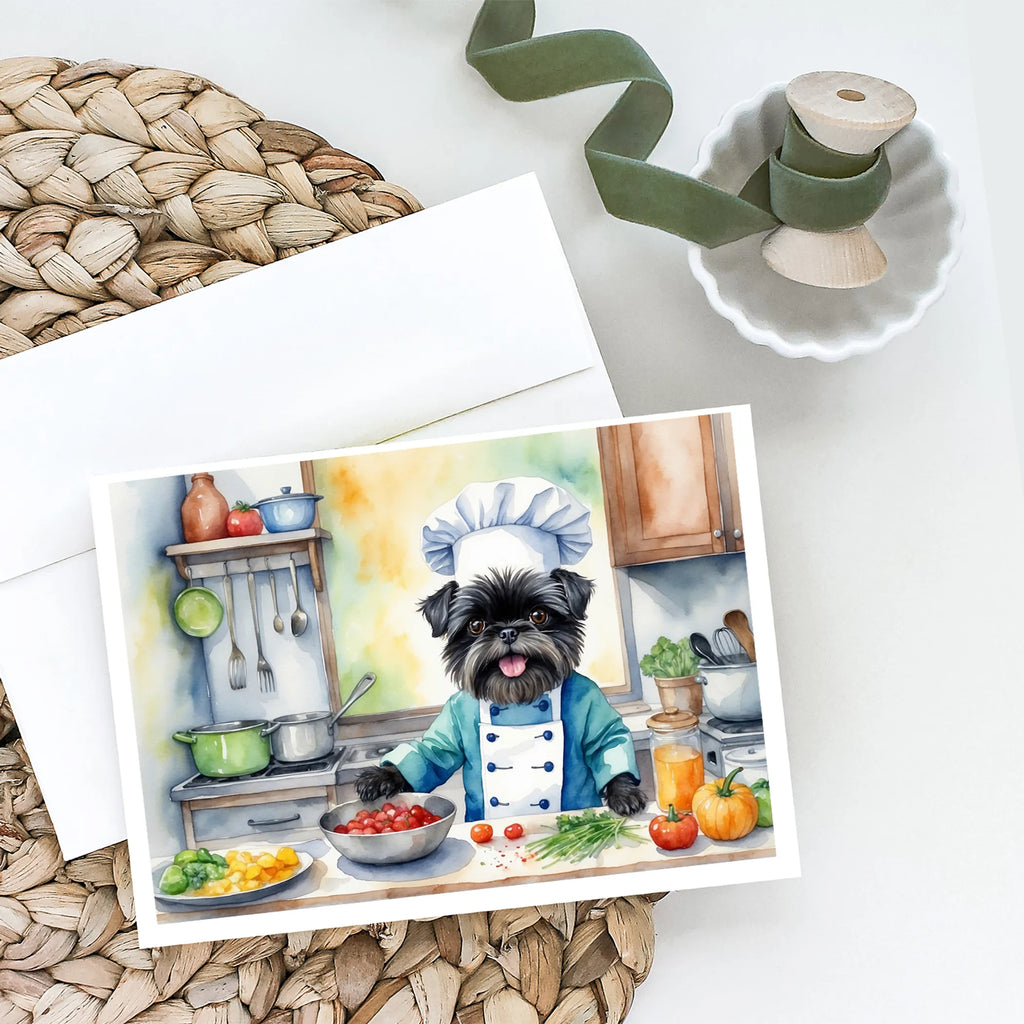 The Dog Chef Greeting Cards  - Size: 5X7 | Pack Of: 8 | Collection name: The dog chef