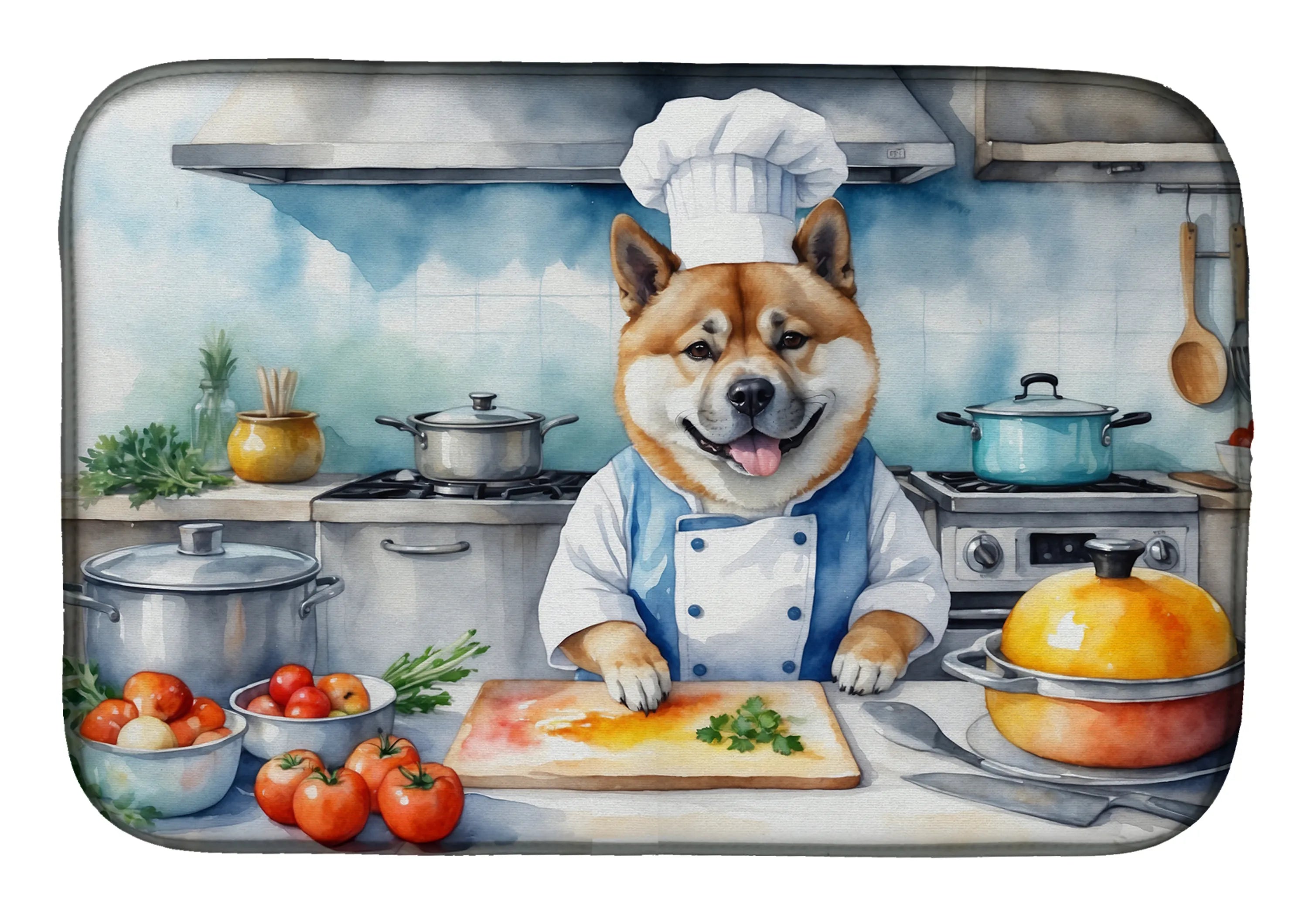 The Dog Chef Dish Drying Mat - Size: 14  X 21" | Pack Of: 1 | Collection name: The dog chef