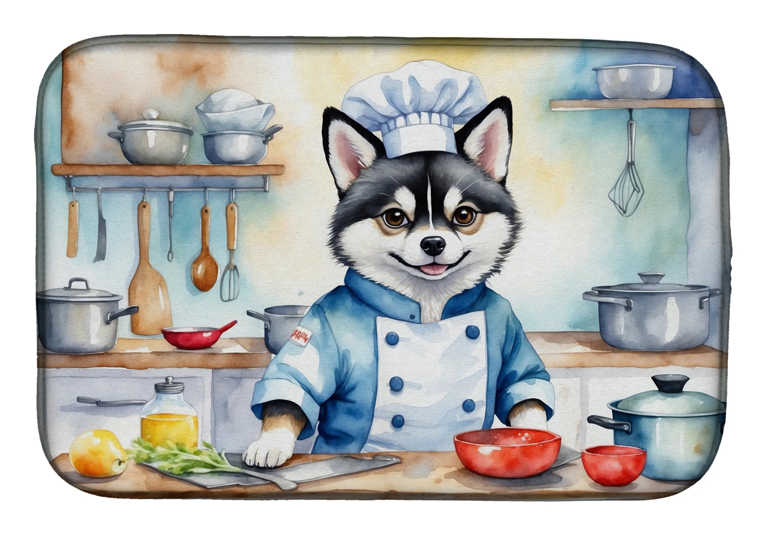 The Dog Chef Dish Drying Mat - Size: 14  X 21" | Pack Of: 1 | Collection name: The dog chef