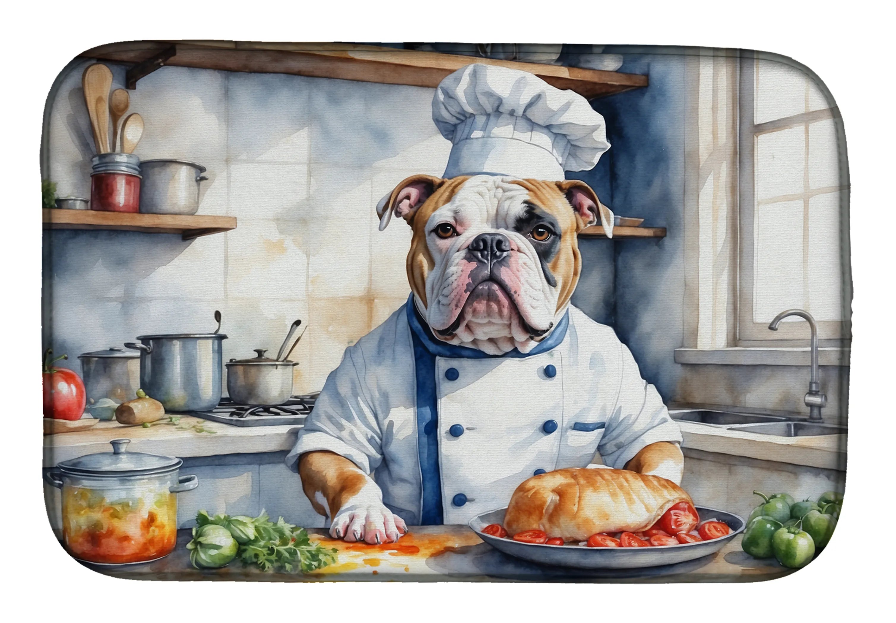 The Dog Chef Dish Drying Mat - Size: 14  X 21" | Pack Of: 1 | Collection name: The dog chef