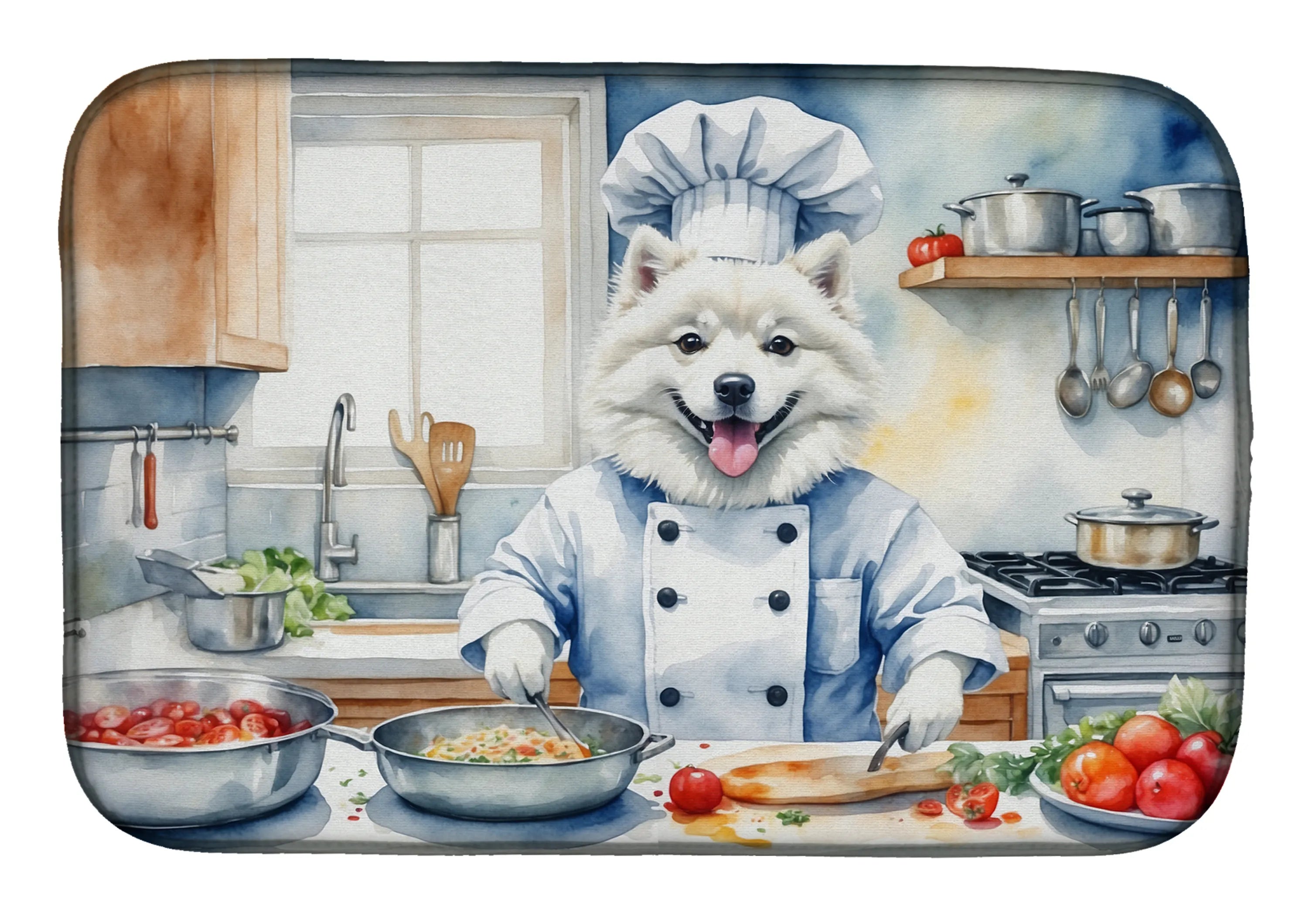 The Dog Chef Dish Drying Mat - Size: 14  X 21" | Pack Of: 1 | Collection name: The dog chef