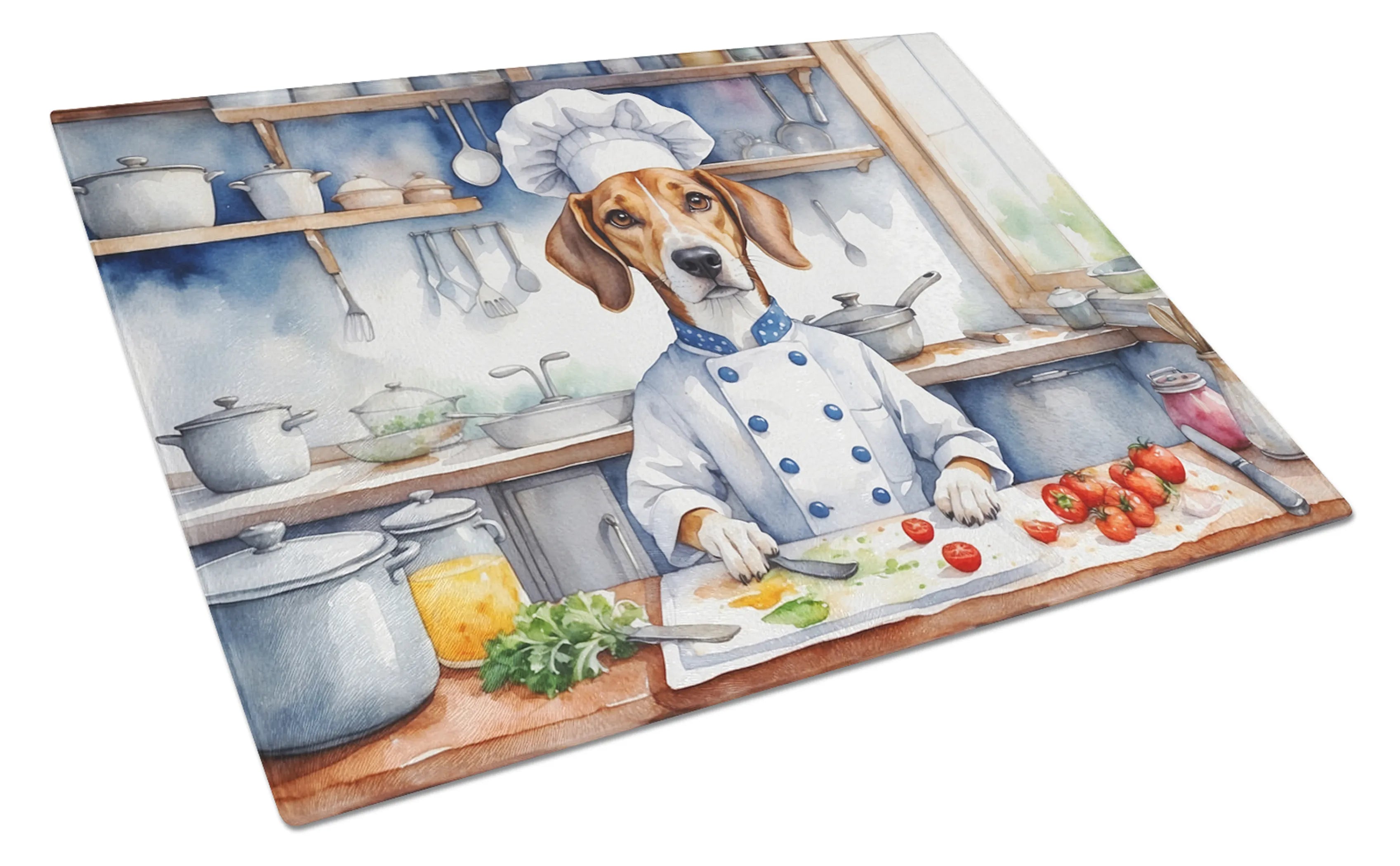 The Dog Chef Glass Cutting Board - Size: LARGE | Pack Of: 1 | Collection name: The dog chef