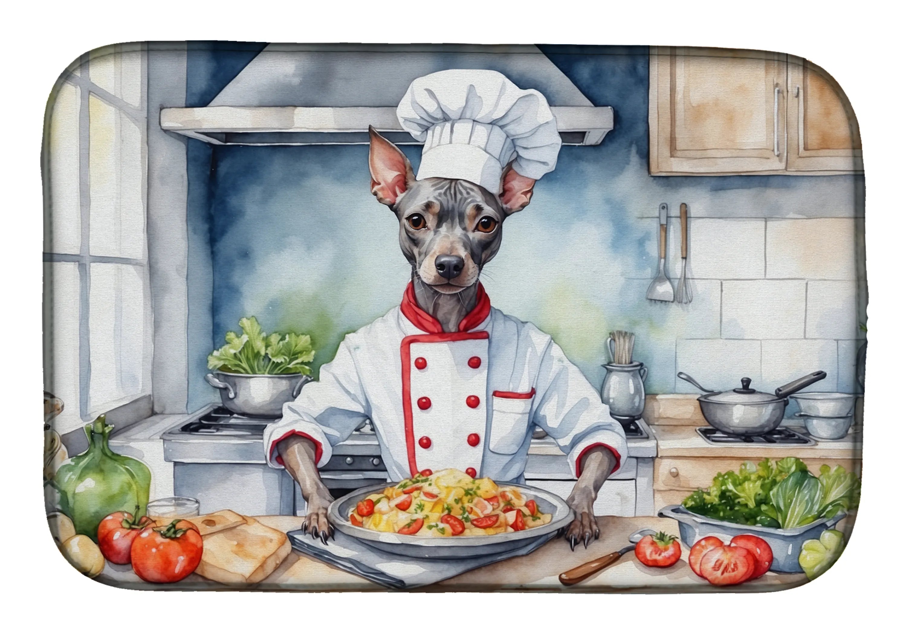 The Dog Chef Dish Drying Mat - Size: 14  X 21" | Pack Of: 1 | Collection name: The dog chef