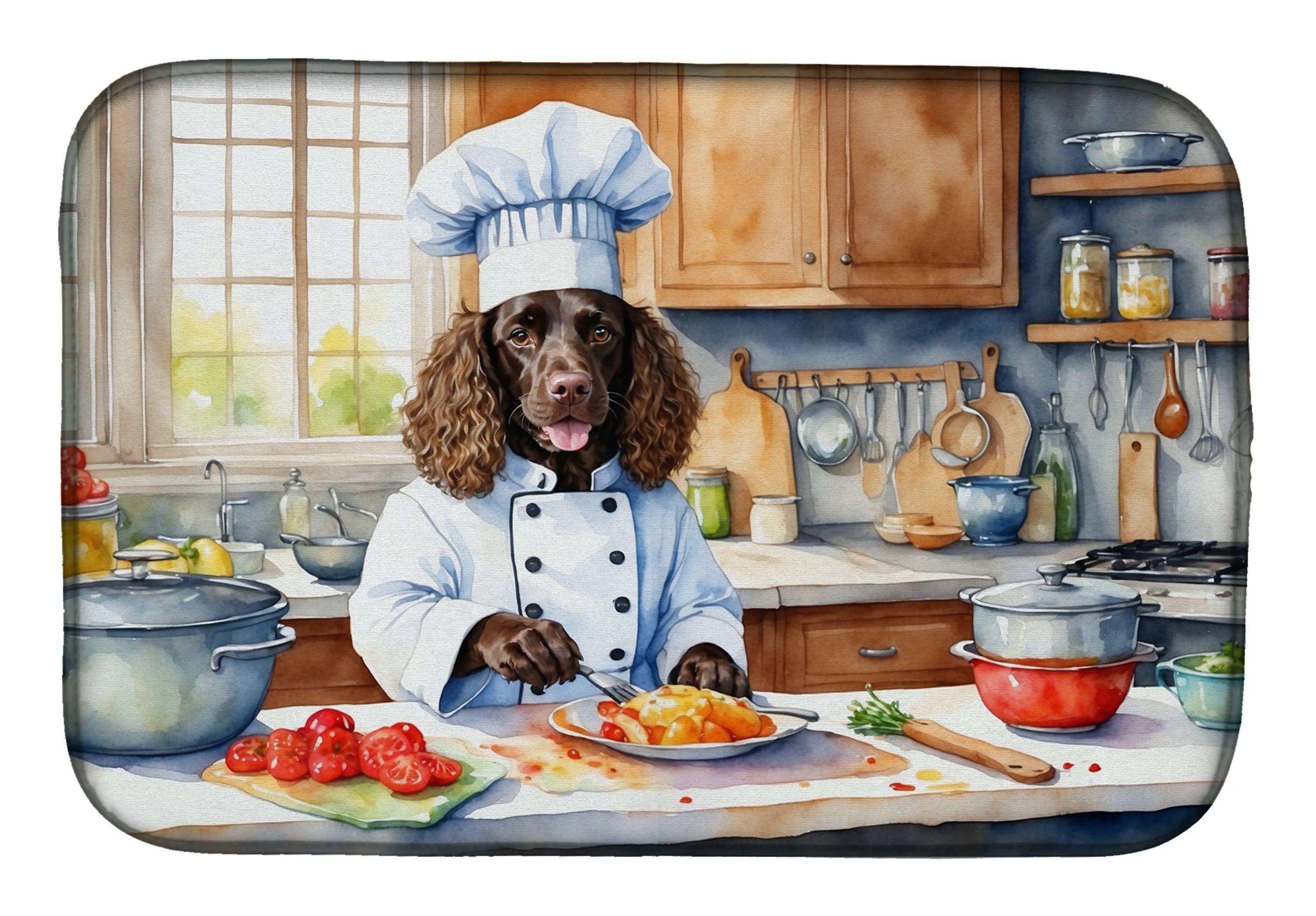 The Dog Chef Dish Drying Mat - Size: 14  X 21" | Pack Of: 1 | Collection name: The dog chef