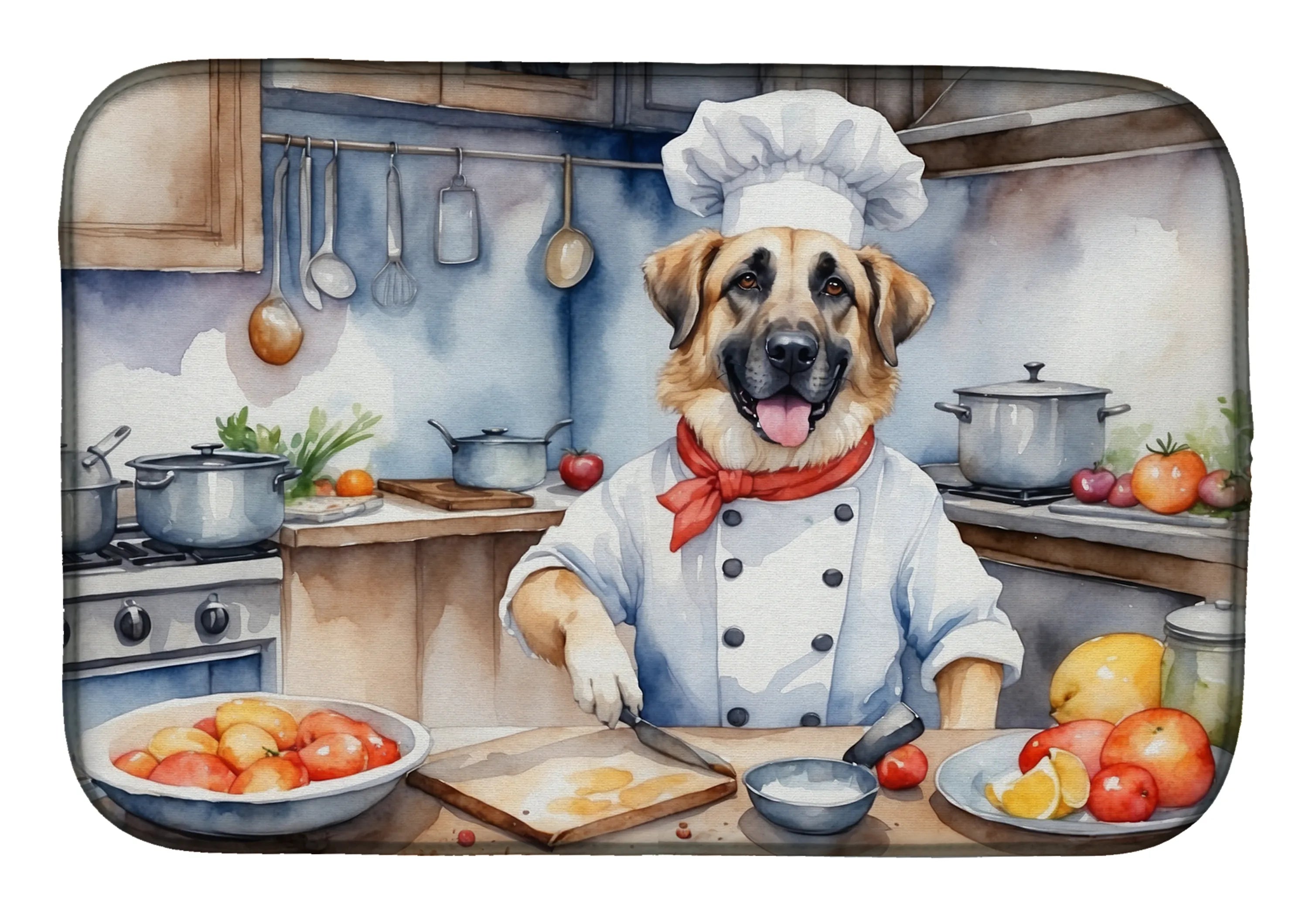 The Dog Chef Dish Drying Mat - Size: 14  X 21" | Pack Of: 1 | Collection name: The dog chef