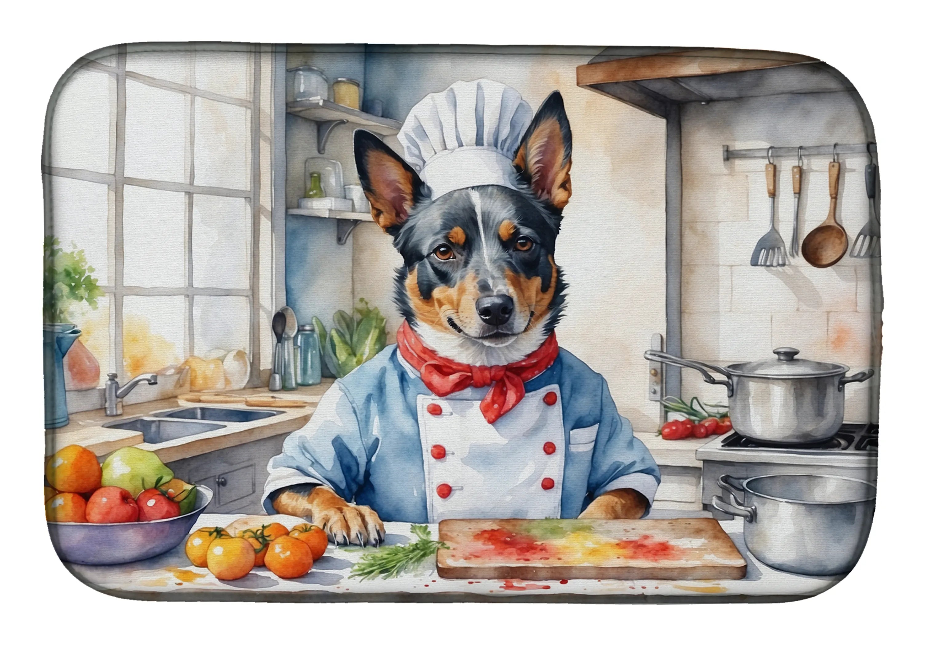 The Dog Chef Dish Drying Mat - Size: 14  X 21" | Pack Of: 1 | Collection name: The dog chef