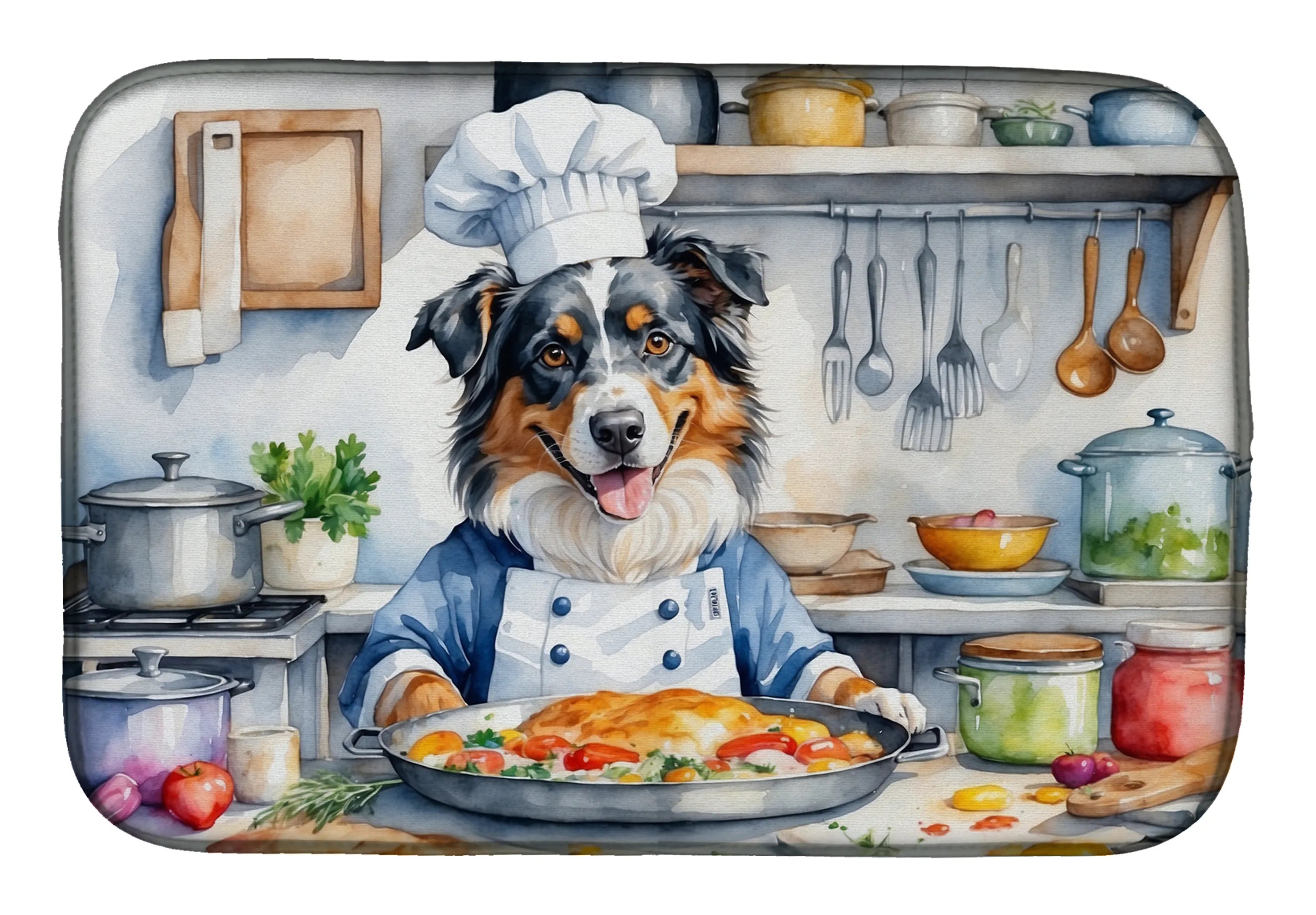 The Dog Chef Dish Drying Mat - Size: 14  X 21" | Pack Of: 1 | Collection name: The dog chef