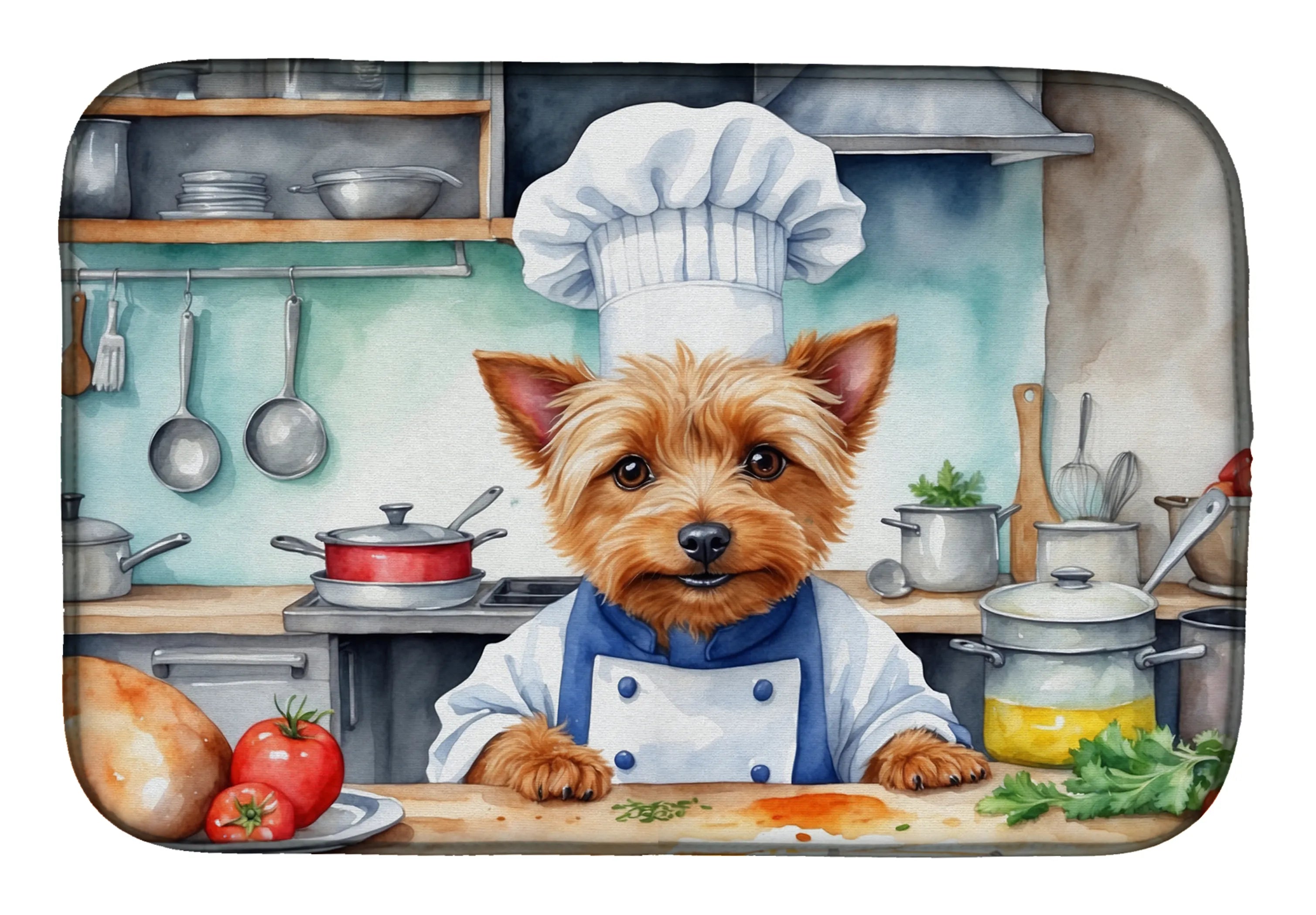 The Dog Chef Dish Drying Mat - Size: 14  X 21" | Pack Of: 1 | Collection name: The dog chef