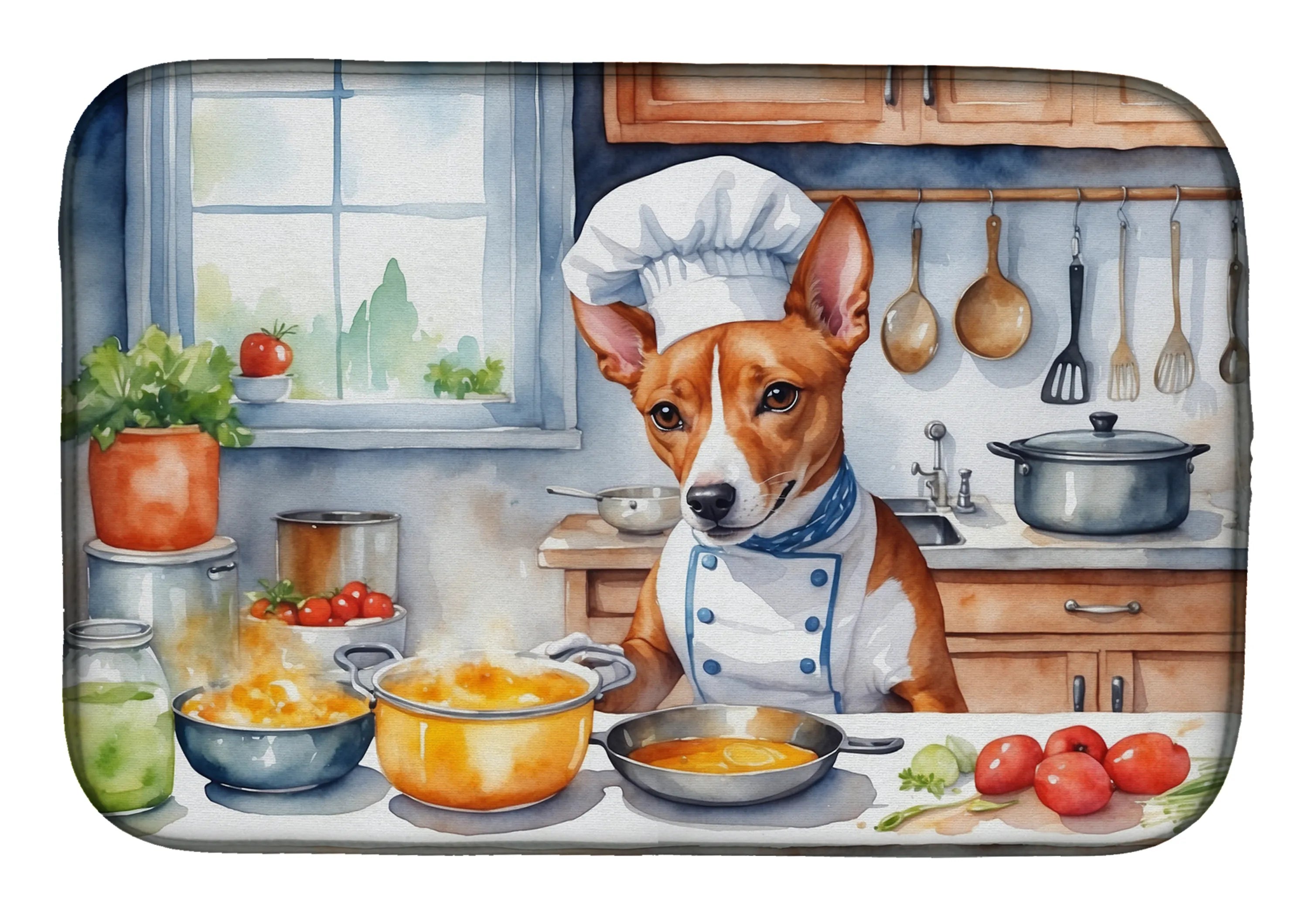 The Dog Chef Dish Drying Mat - Size: 14  X 21" | Pack Of: 1 | Collection name: The dog chef