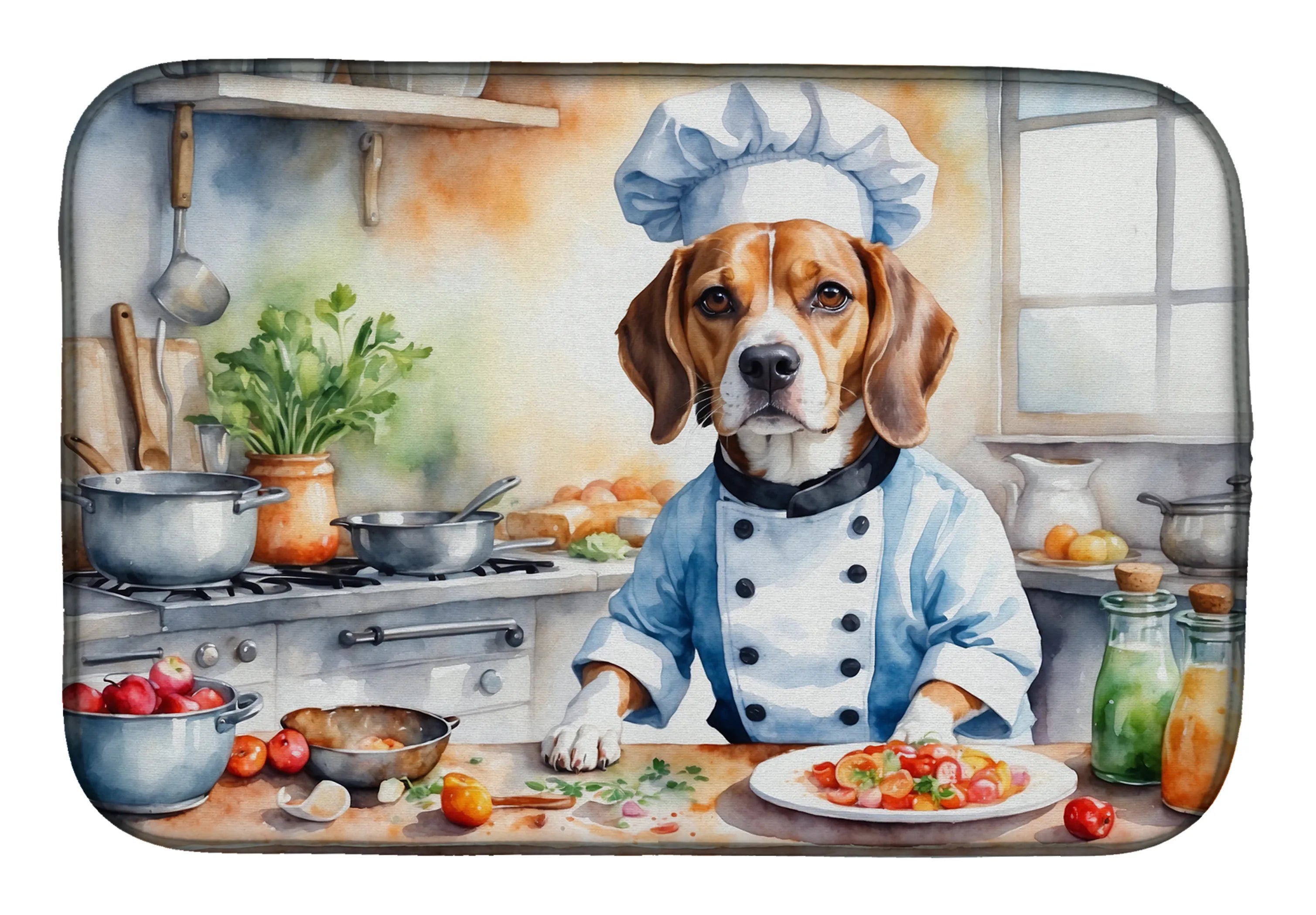 The Dog Chef Dish Drying Mat - Size: 14  X 21" | Pack Of: 1 | Collection name: The dog chef