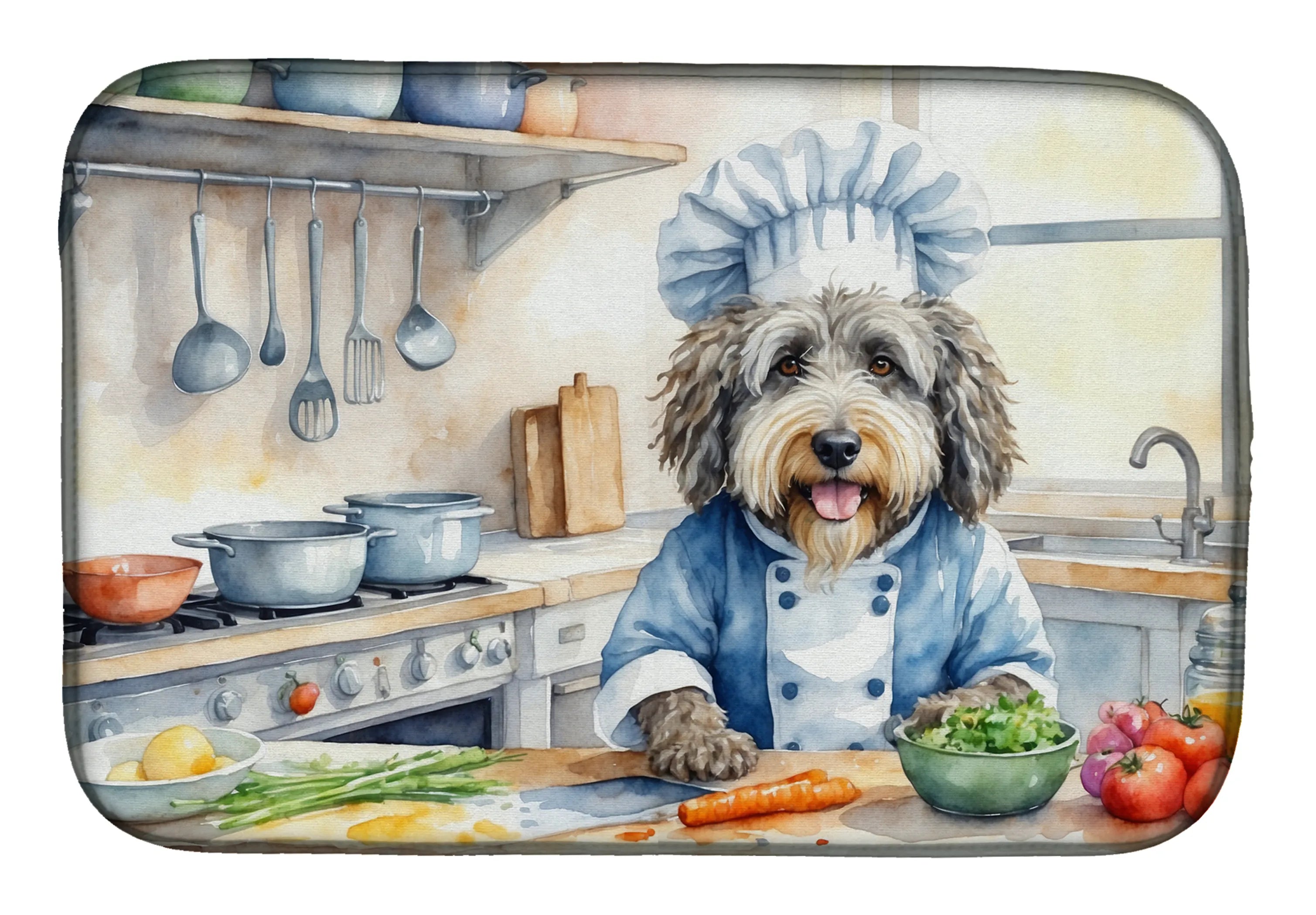 The Dog Chef Dish Drying Mat - Size: 14  X 21" | Pack Of: 1 | Collection name: The dog chef