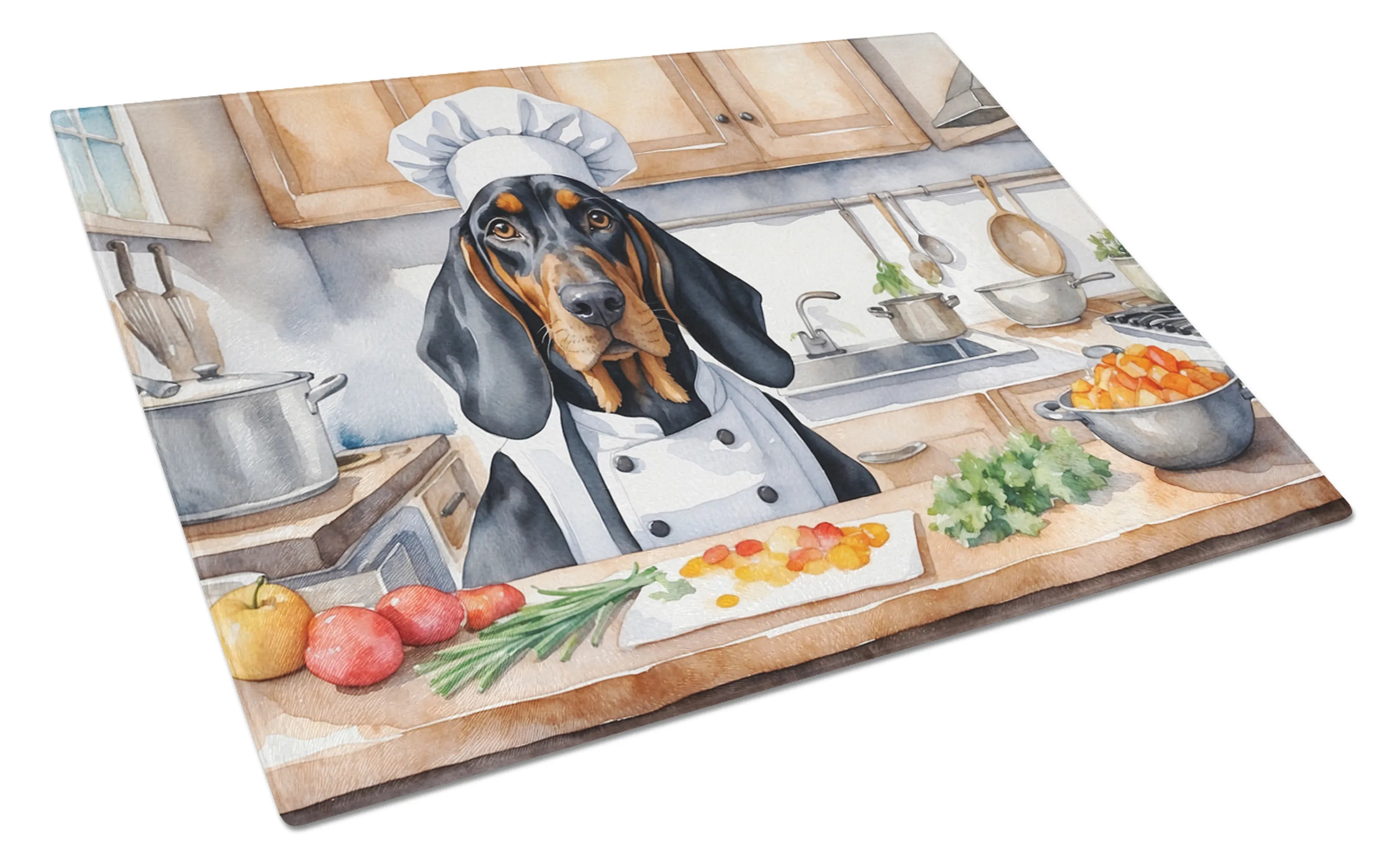 The Dog Chef Glass Cutting Board - Size: LARGE | Pack Of: 1 | Collection name: The dog chef