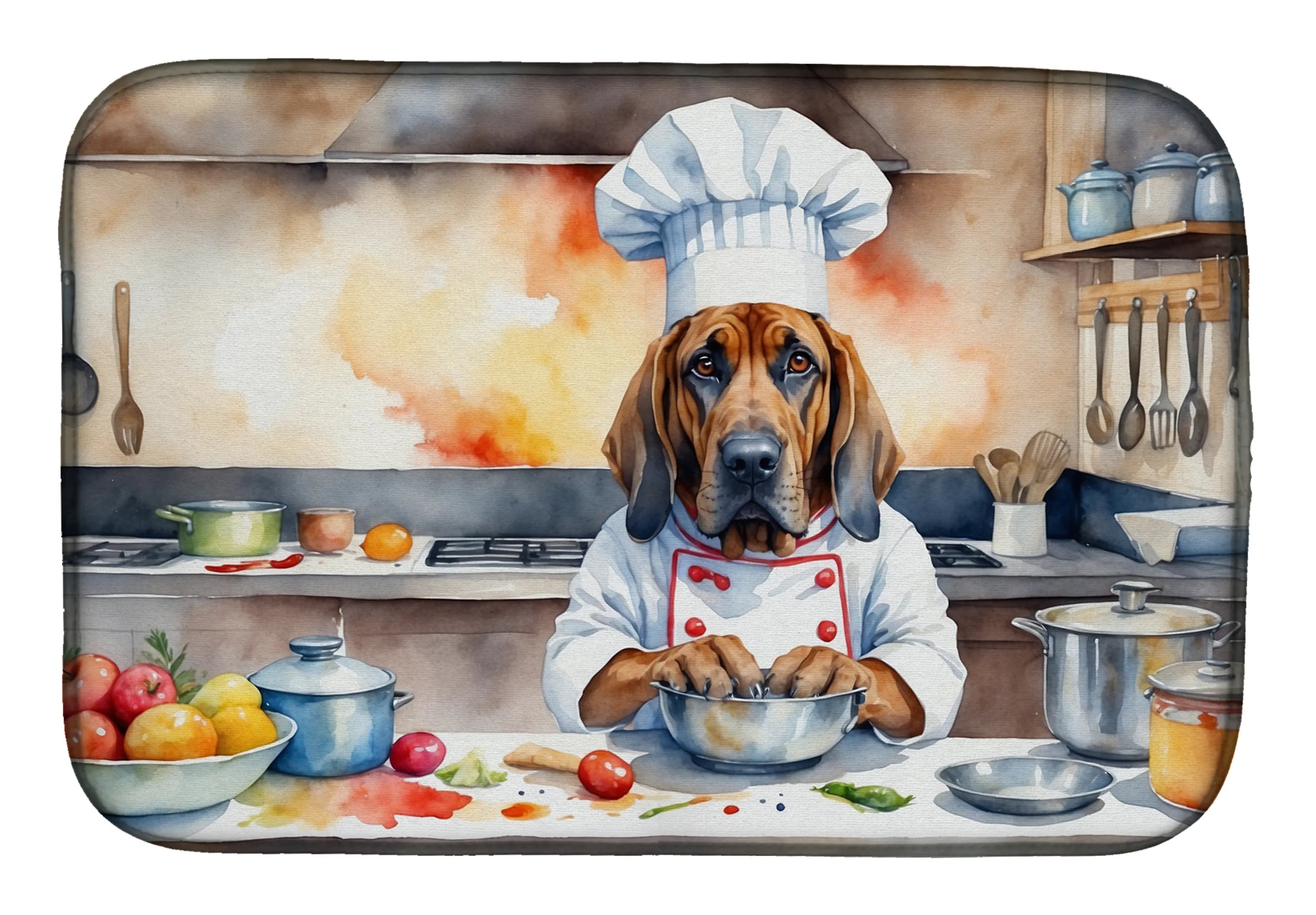 The Dog Chef Dish Drying Mat - Size: 14  X 21" | Pack Of: 1 | Collection name: The dog chef
