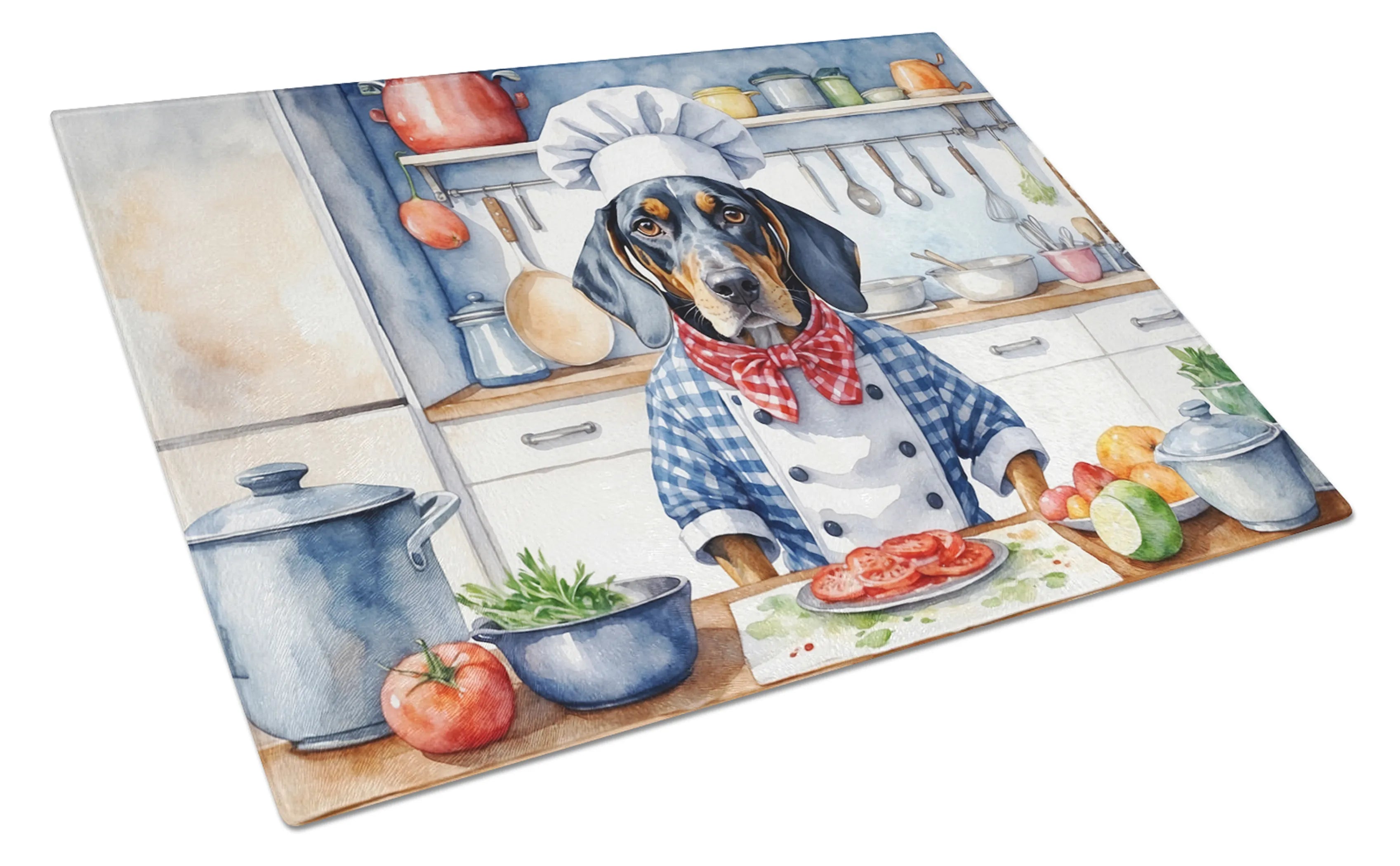The Dog Chef Glass Cutting Board - Size: LARGE | Pack Of: 1 | Collection name: The dog chef