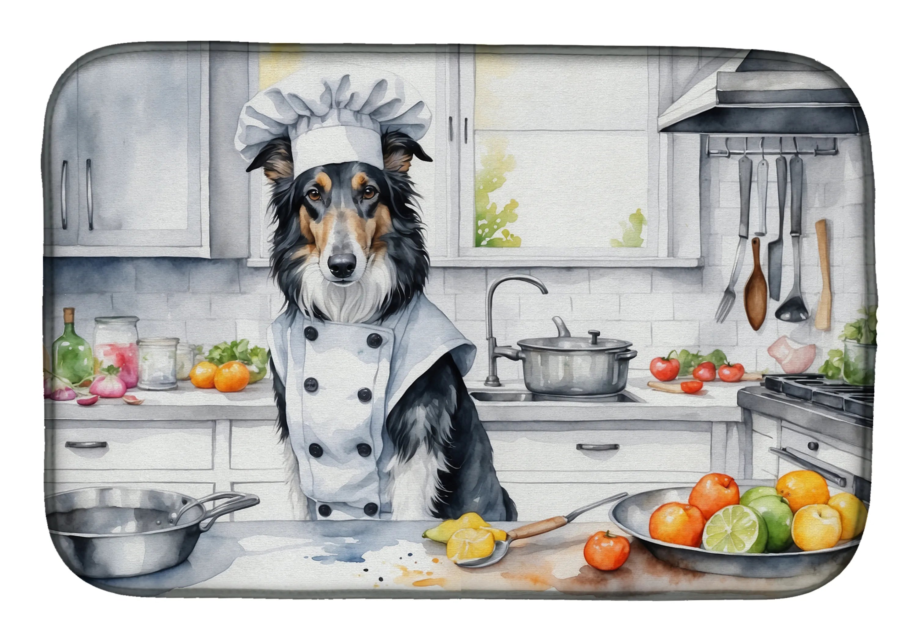 The Dog Chef Dish Drying Mat - Size: 14  X 21" | Pack Of: 1 | Collection name: The dog chef