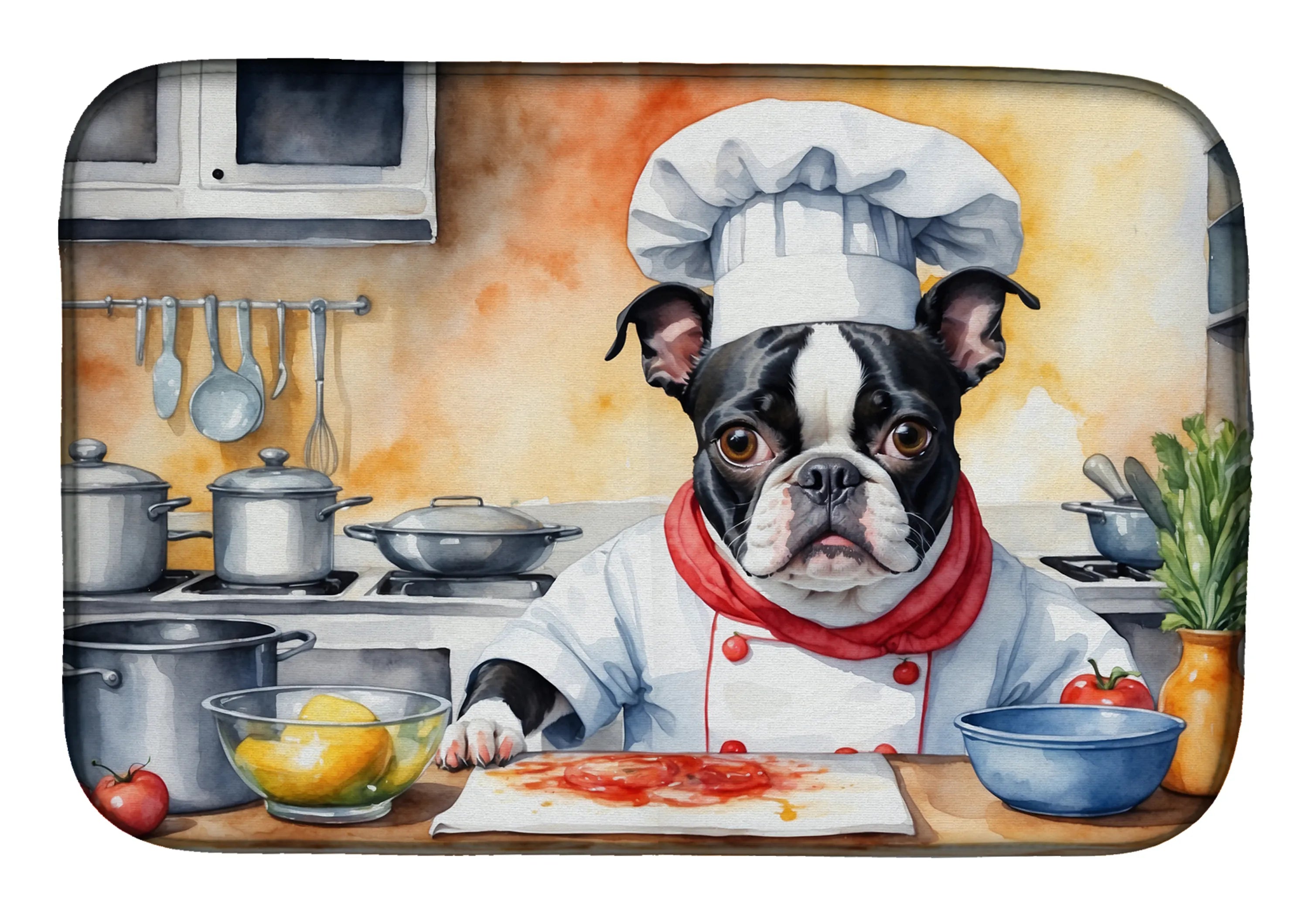 The Dog Chef Dish Drying Mat - Size: 14  X 21" | Pack Of: 1 | Collection name: The dog chef