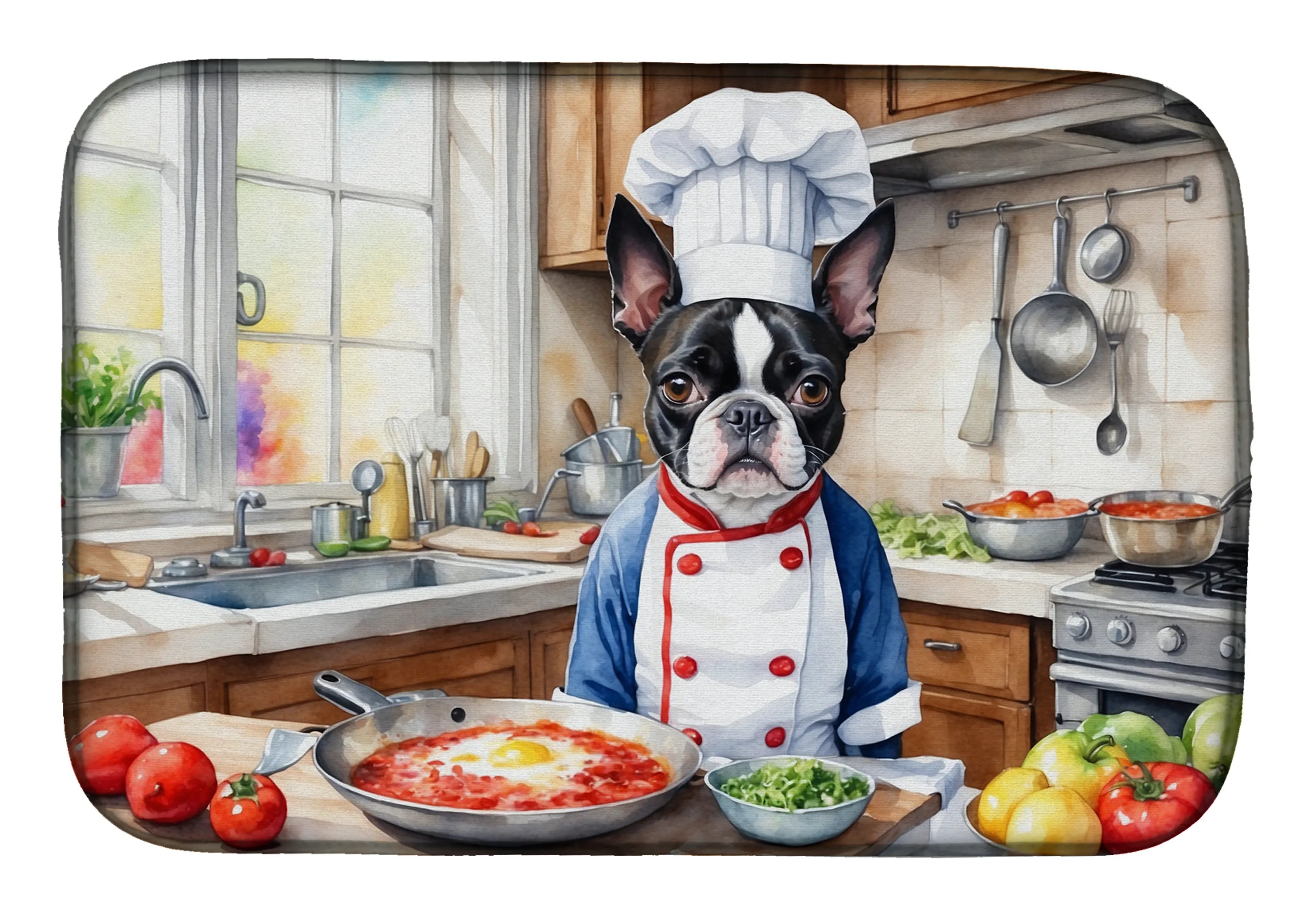 The Dog Chef Dish Drying Mat - Size: 14  X 21" | Pack Of: 1 | Collection name: The dog chef