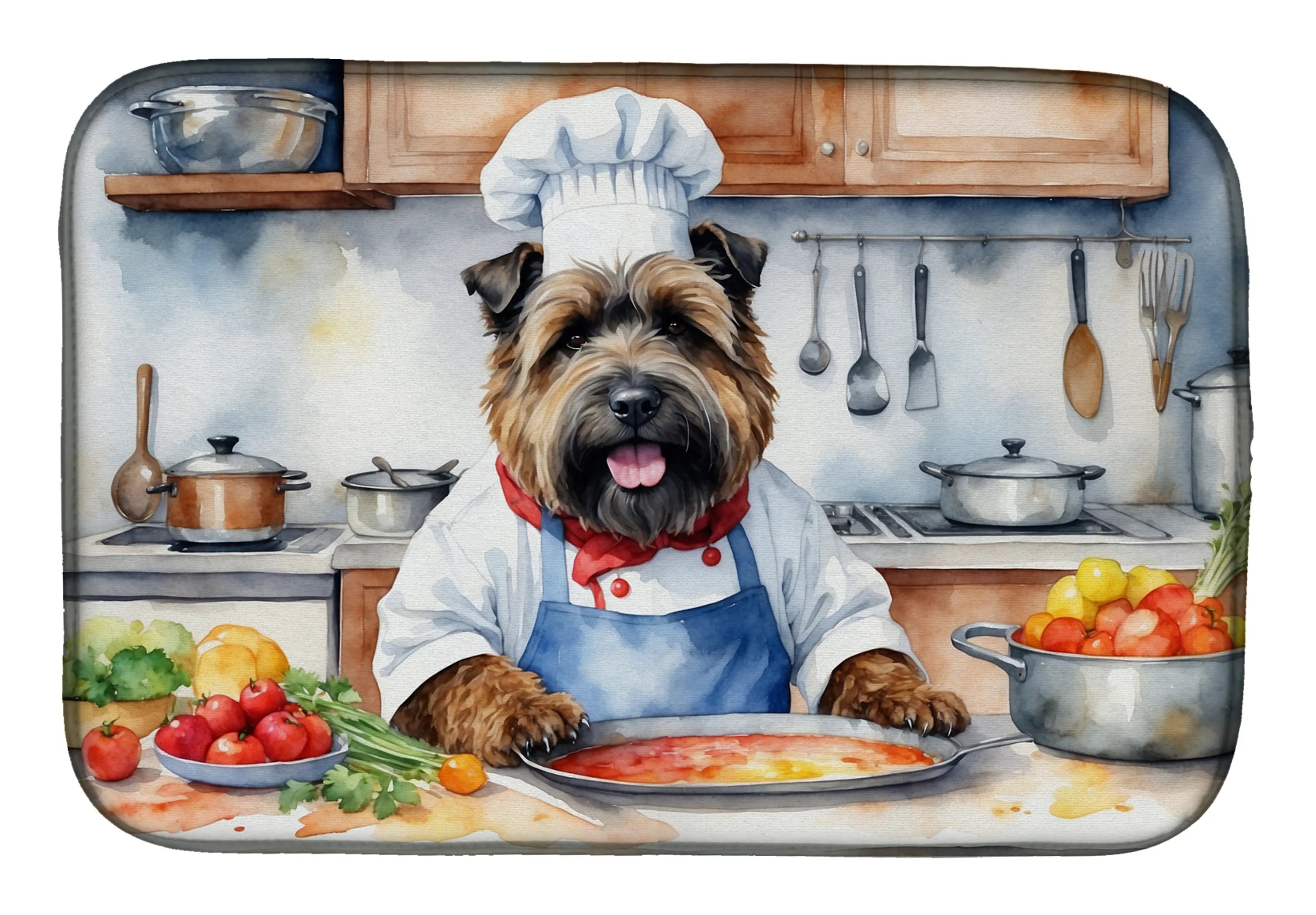 The Dog Chef Dish Drying Mat - Size: 14  X 21" | Pack Of: 1 | Collection name: The dog chef