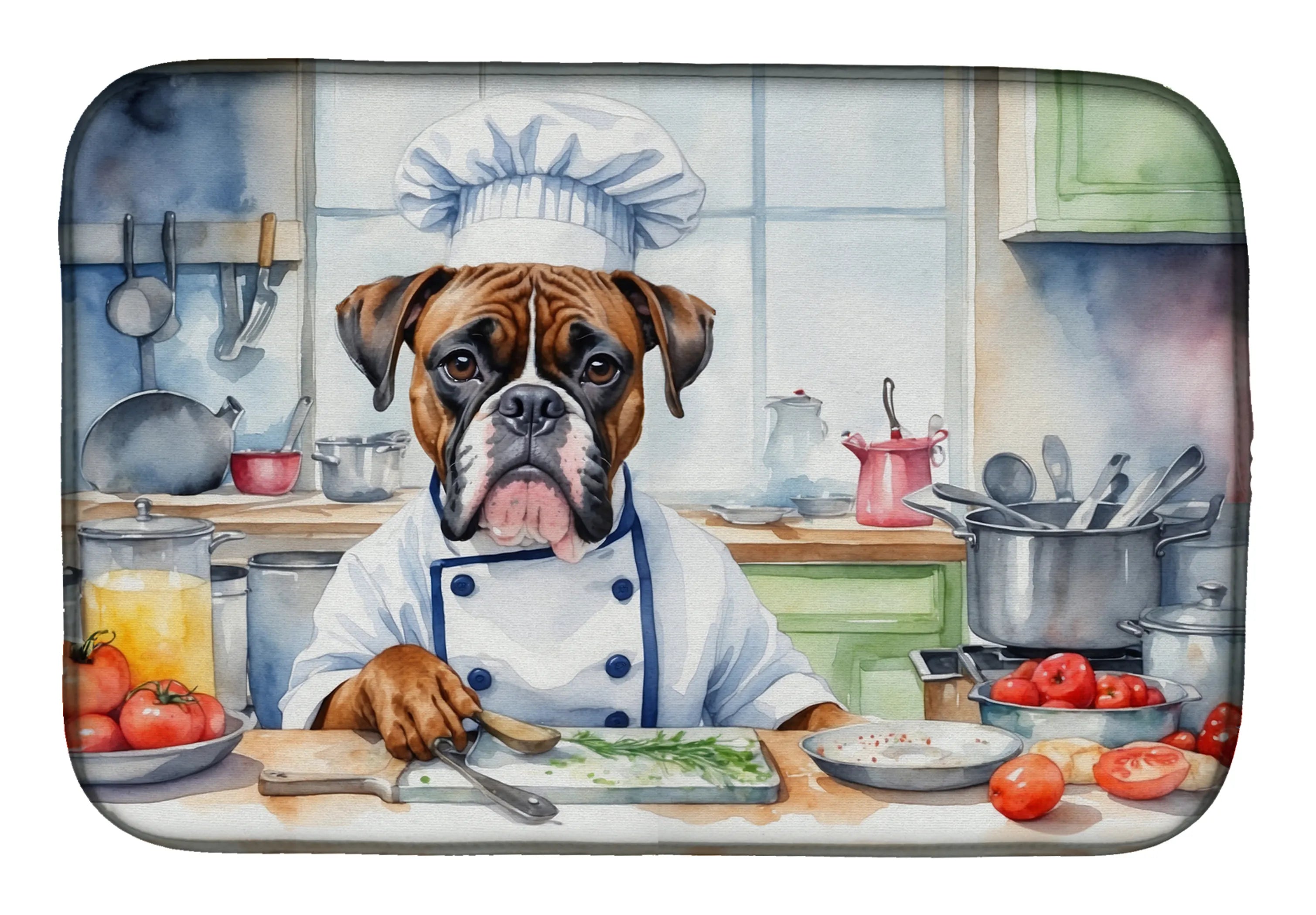 The Dog Chef Dish Drying Mat - Size: 14  X 21" | Pack Of: 1 | Collection name: The dog chef
