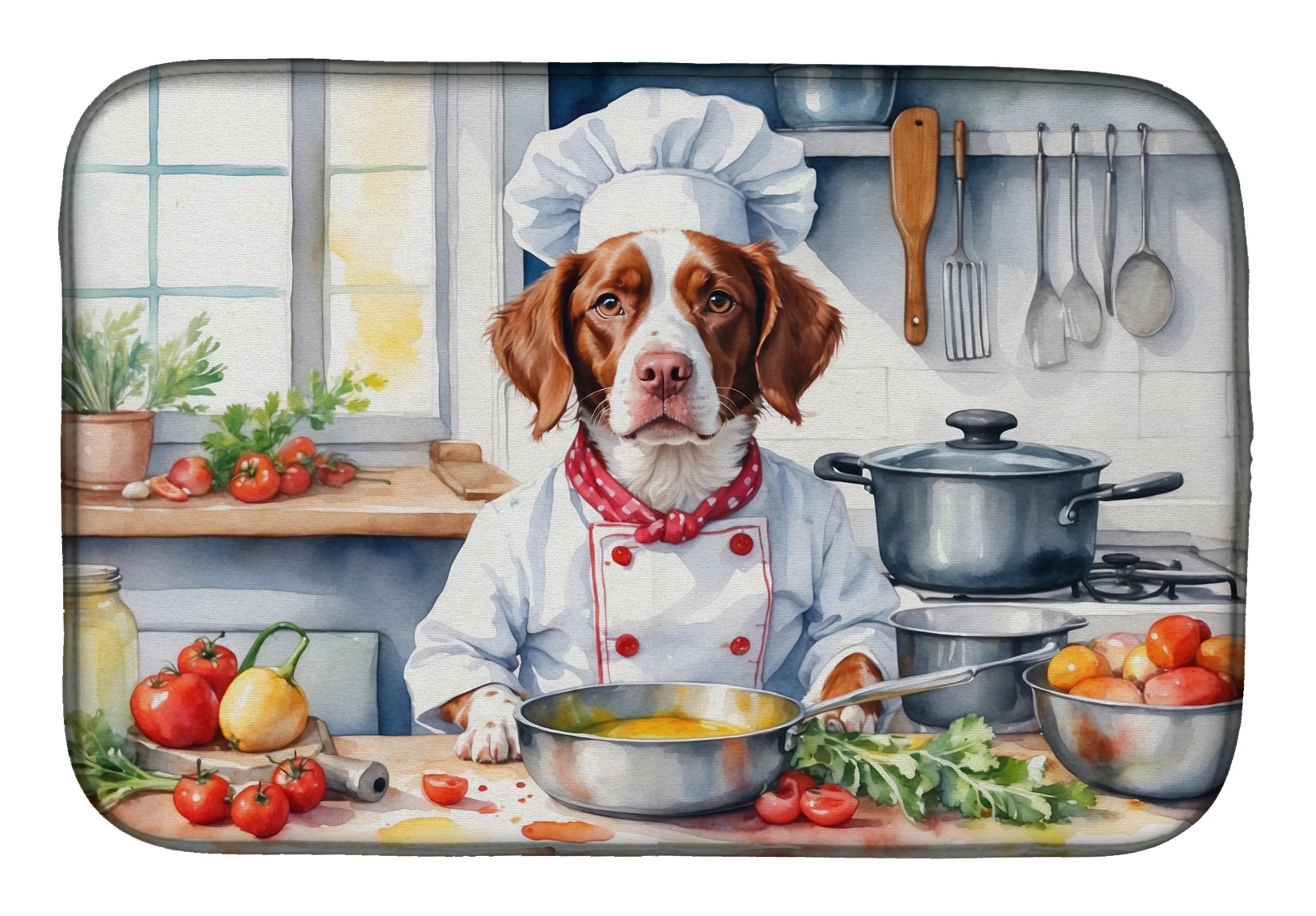 The Dog Chef Dish Drying Mat - Size: 14  X 21" | Pack Of: 1 | Collection name: The dog chef