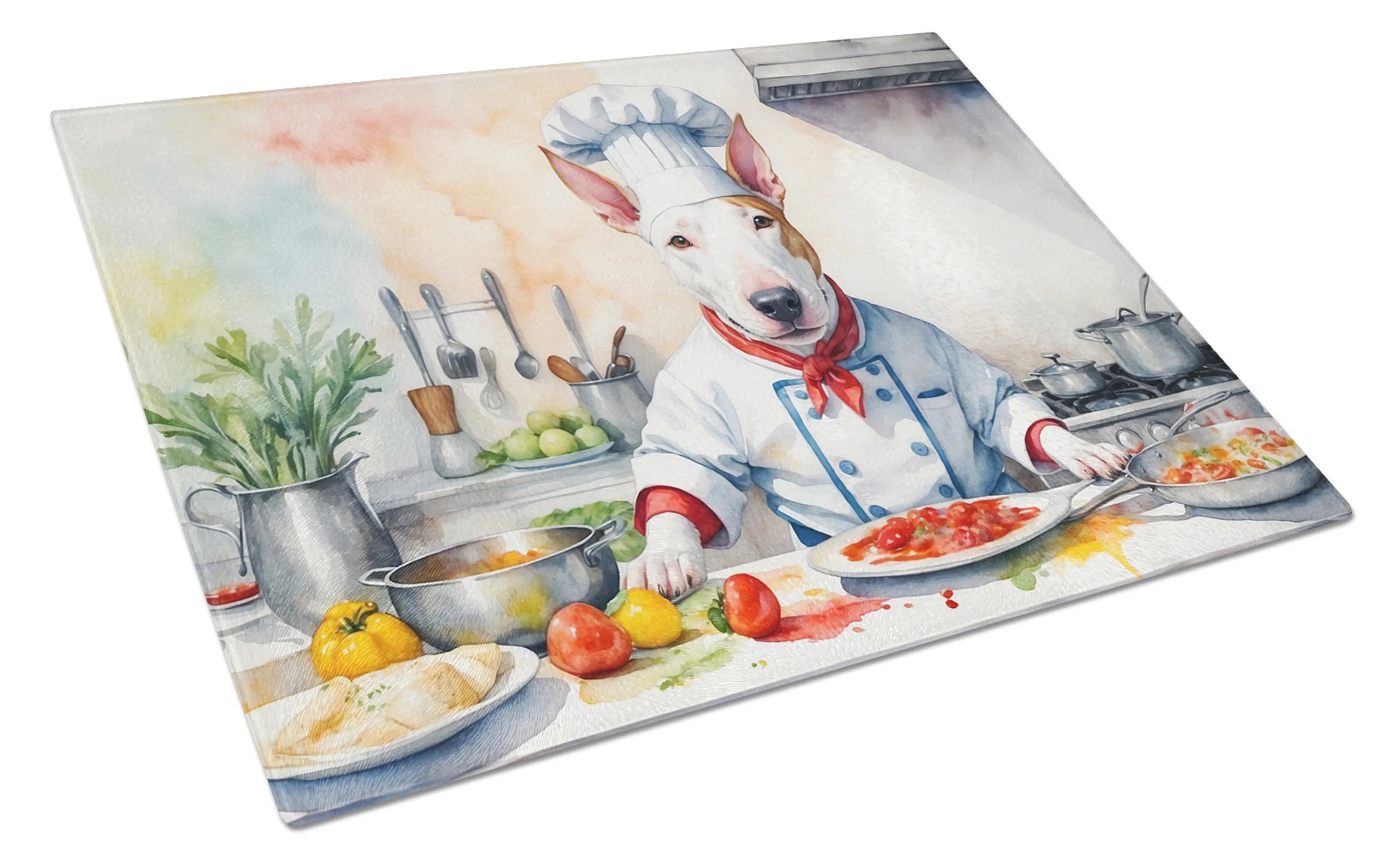 The Dog Chef Glass Cutting Board - Size: LARGE | Pack Of: 1 | Collection name: The dog chef
