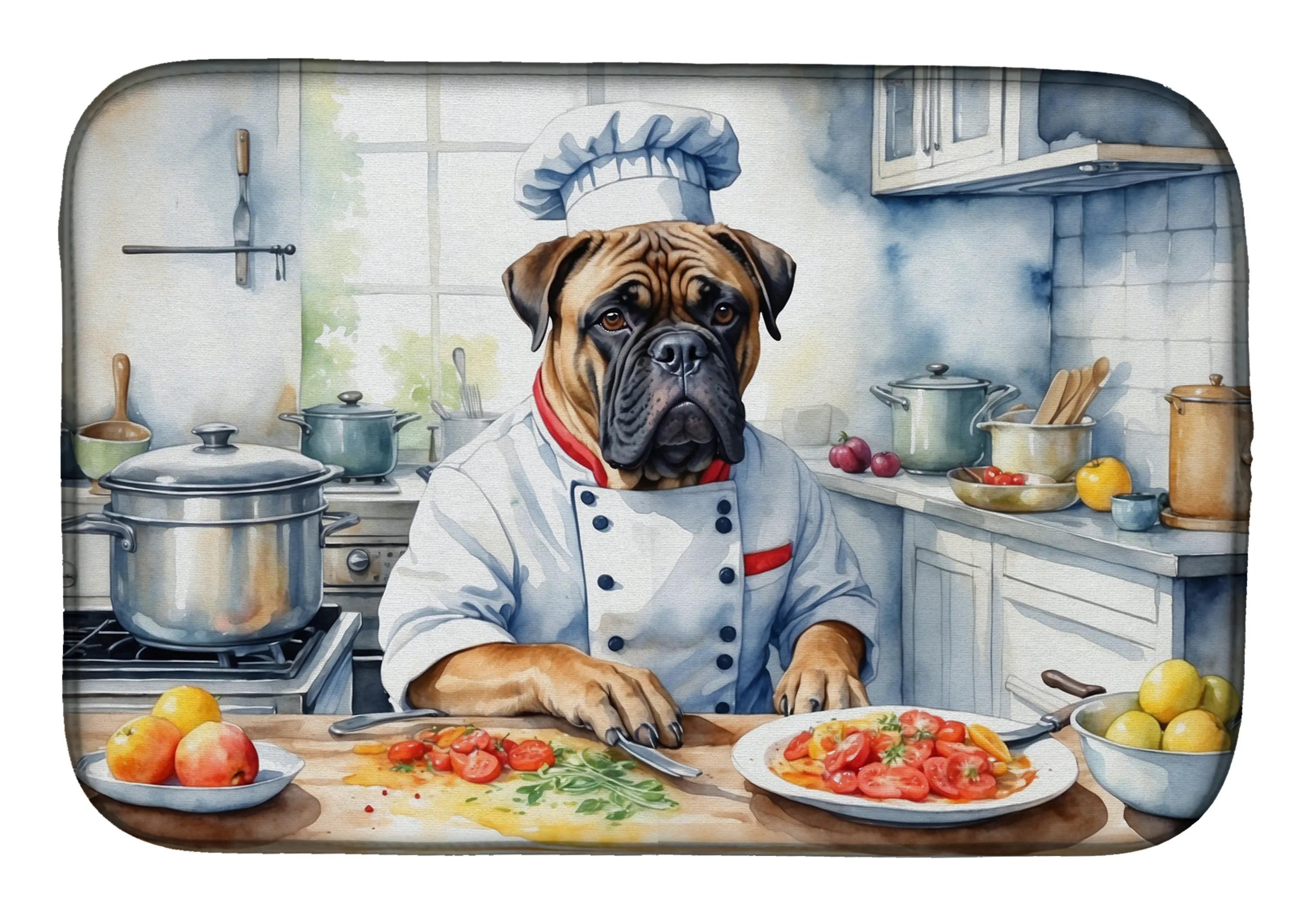 The Dog Chef Dish Drying Mat - Size: 14  X 21" | Pack Of: 1 | Collection name: The dog chef