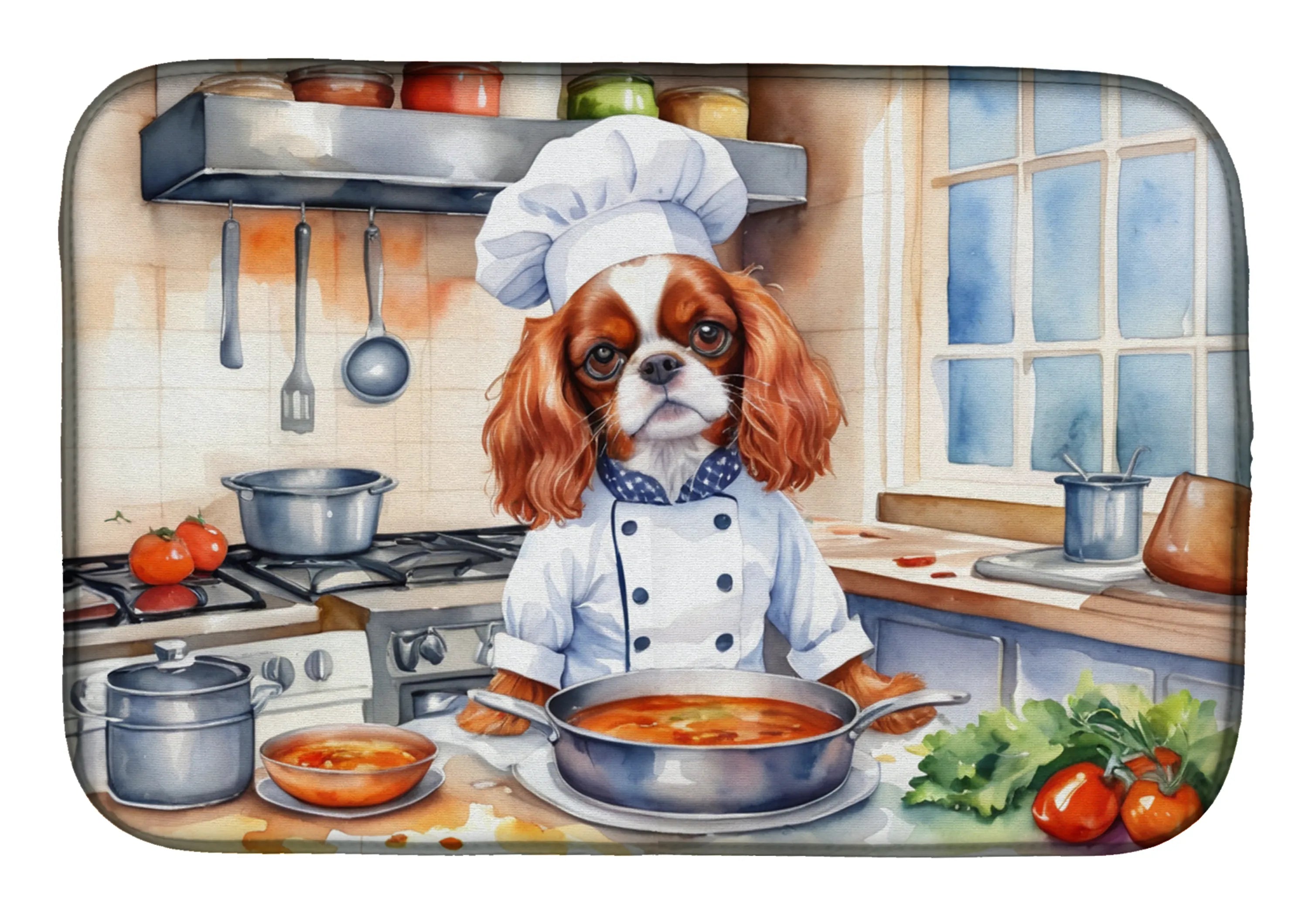 The Dog Chef Dish Drying Mat - Size: 14  X 21" | Pack Of: 1 | Collection name: The dog chef