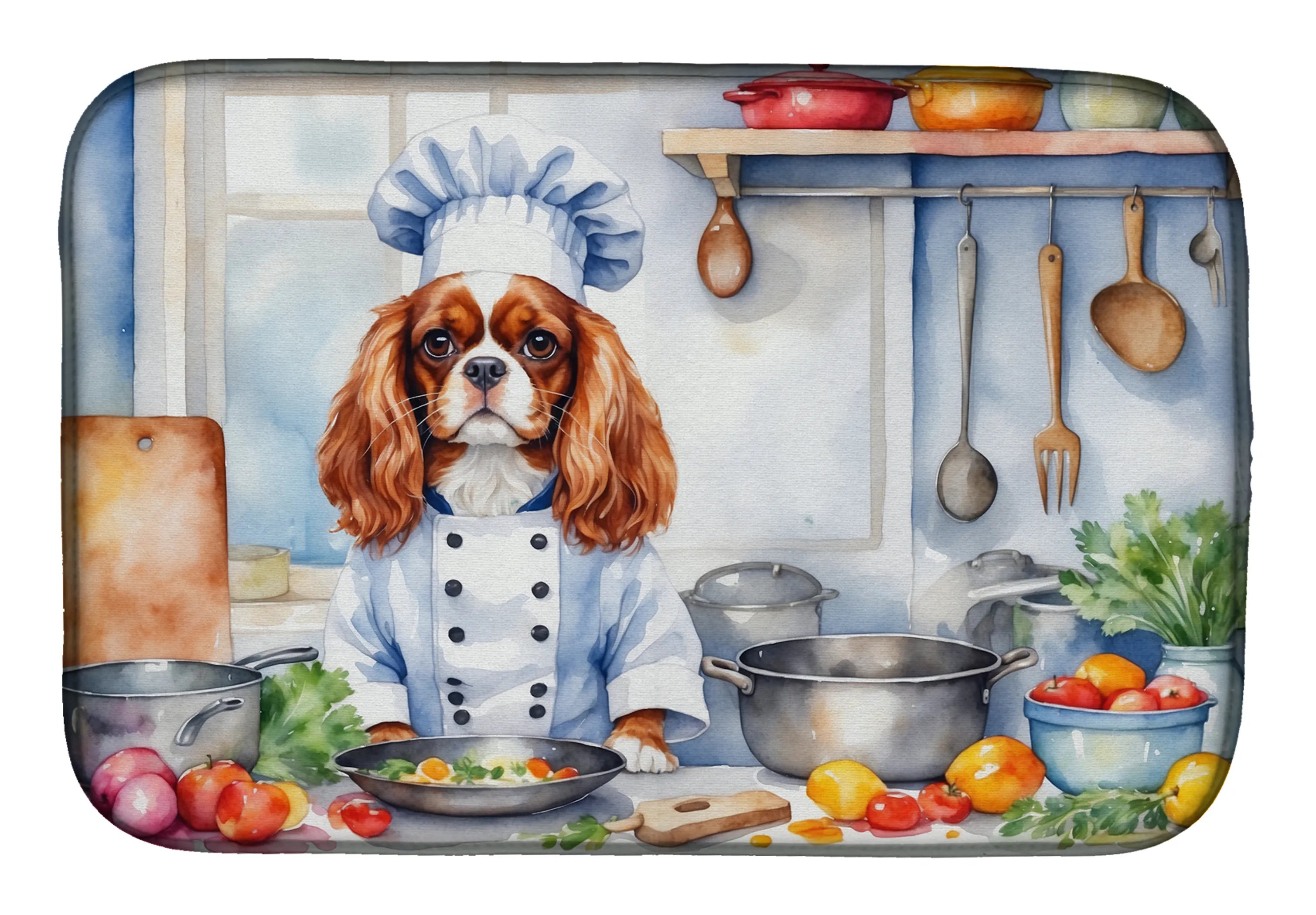 The Dog Chef Dish Drying Mat - Size: 14  X 21" | Pack Of: 1 | Collection name: The dog chef