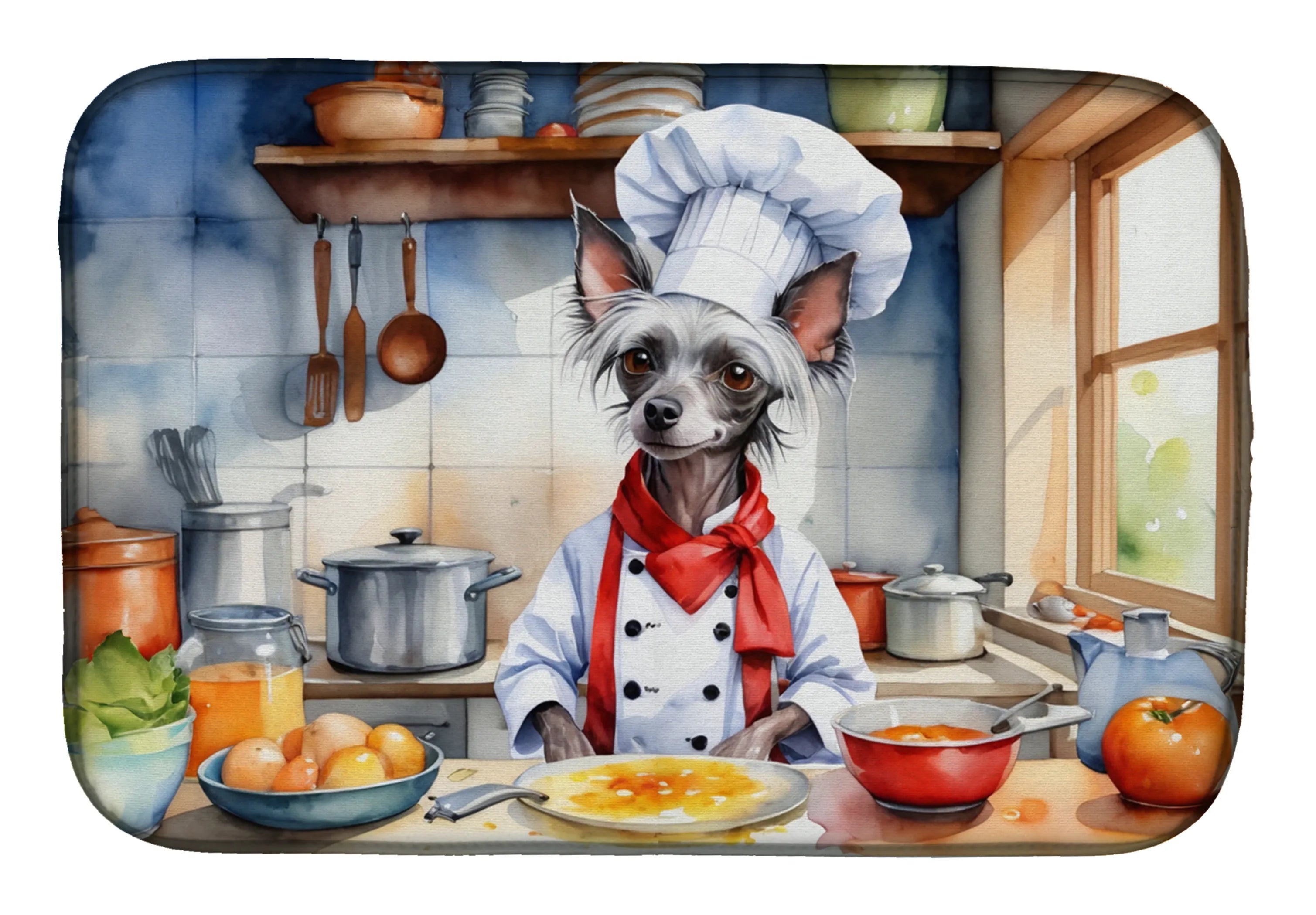 The Dog Chef Dish Drying Mat - Size: 14  X 21" | Pack Of: 1 | Collection name: The dog chef