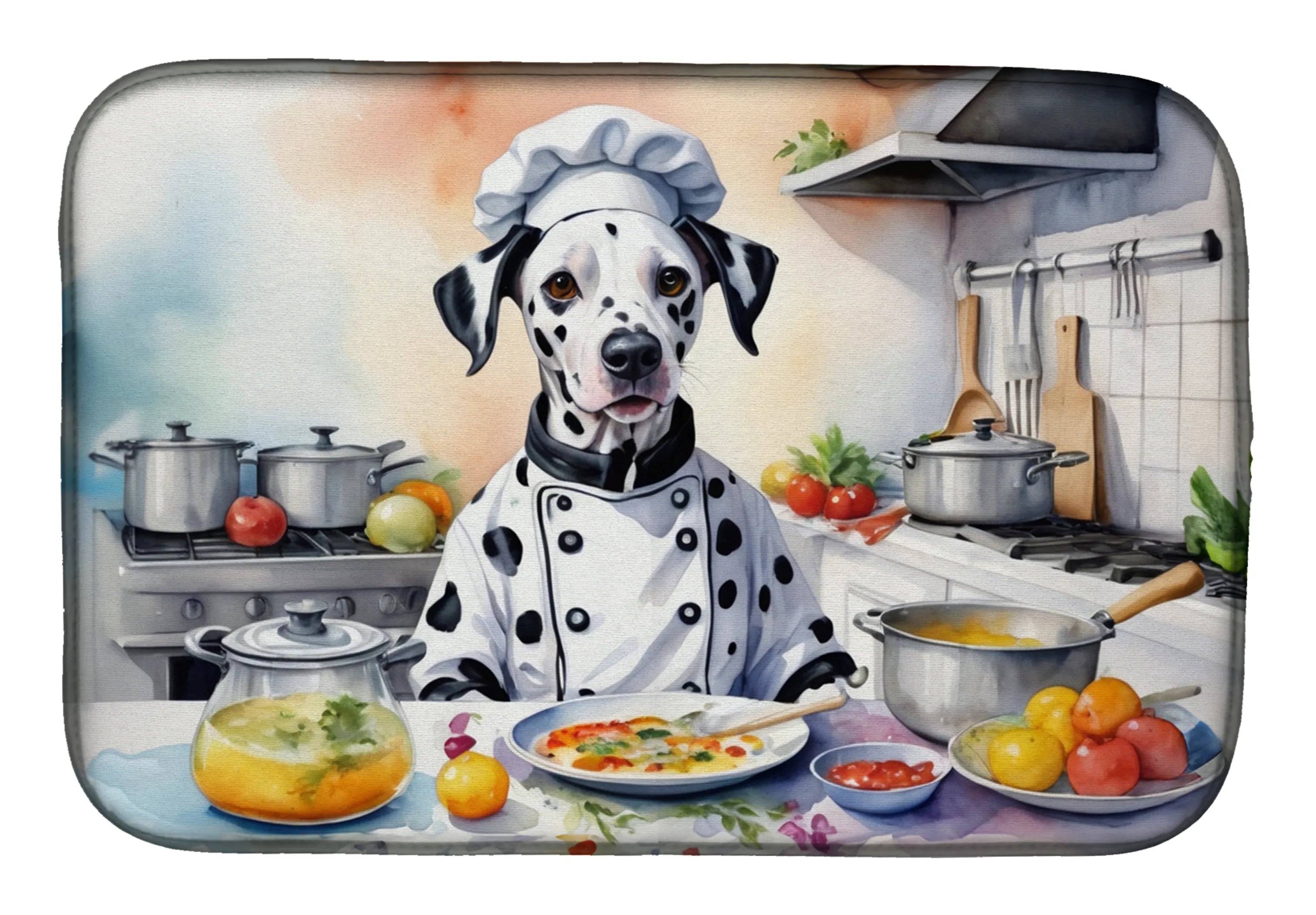 The Dog Chef Dish Drying Mat - Size: 14  X 21" | Pack Of: 1 | Collection name: The dog chef
