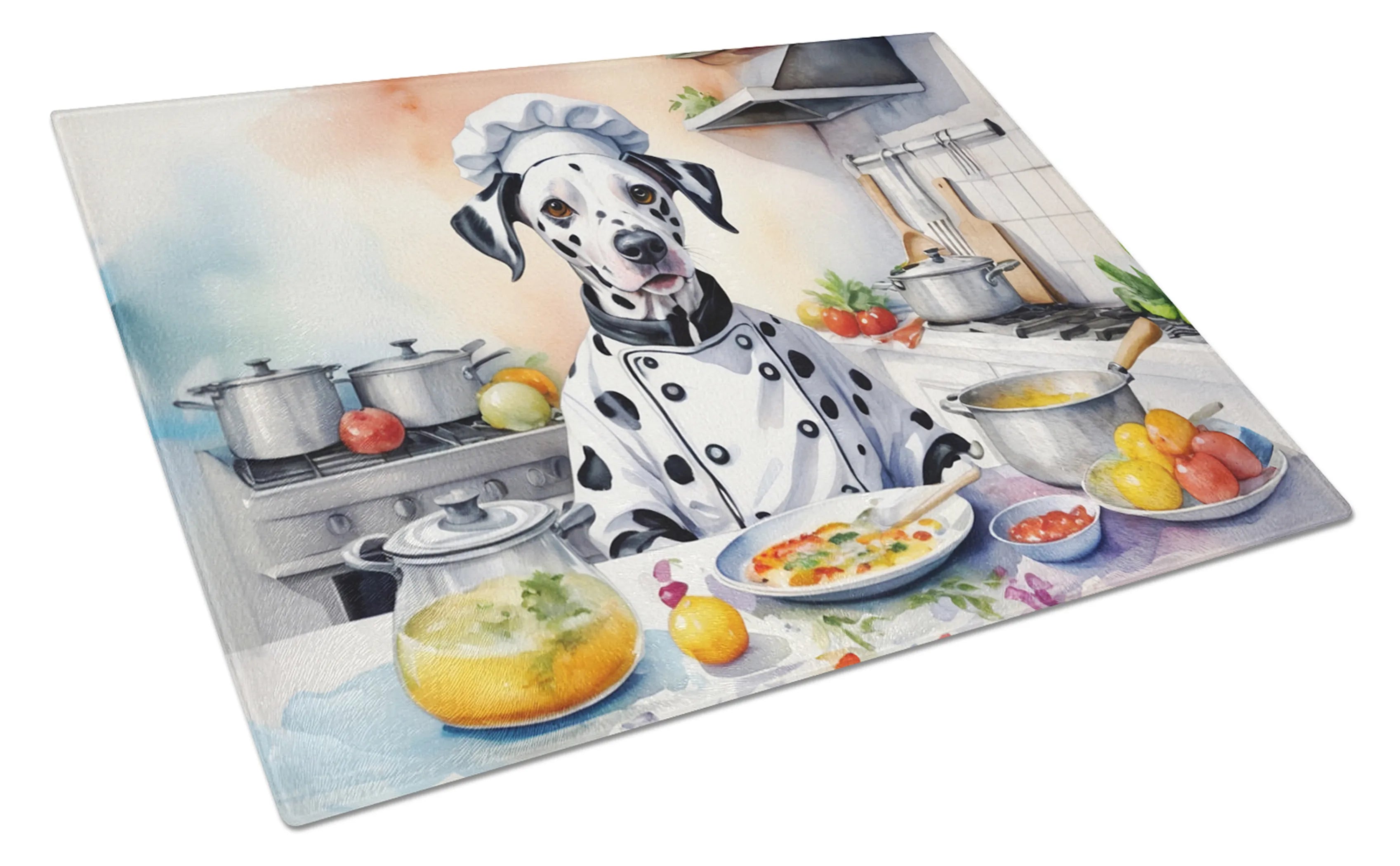 The Dog Chef Glass Cutting Board - Size: LARGE | Pack Of: 1 | Collection name: The dog chef